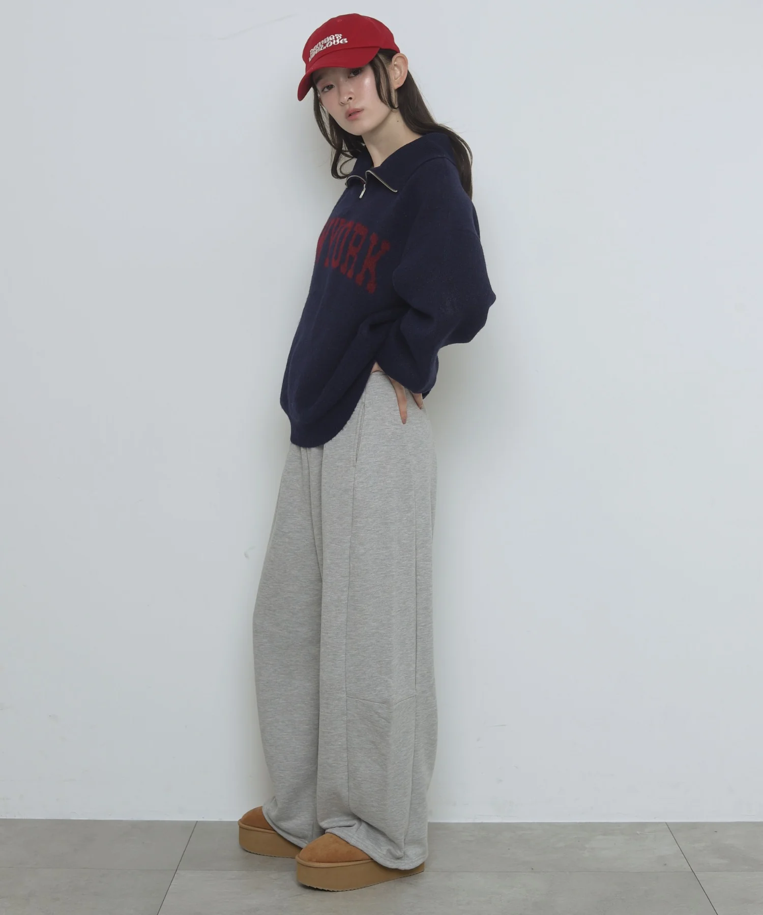 フラッフィーハーフジップニット - Image 40