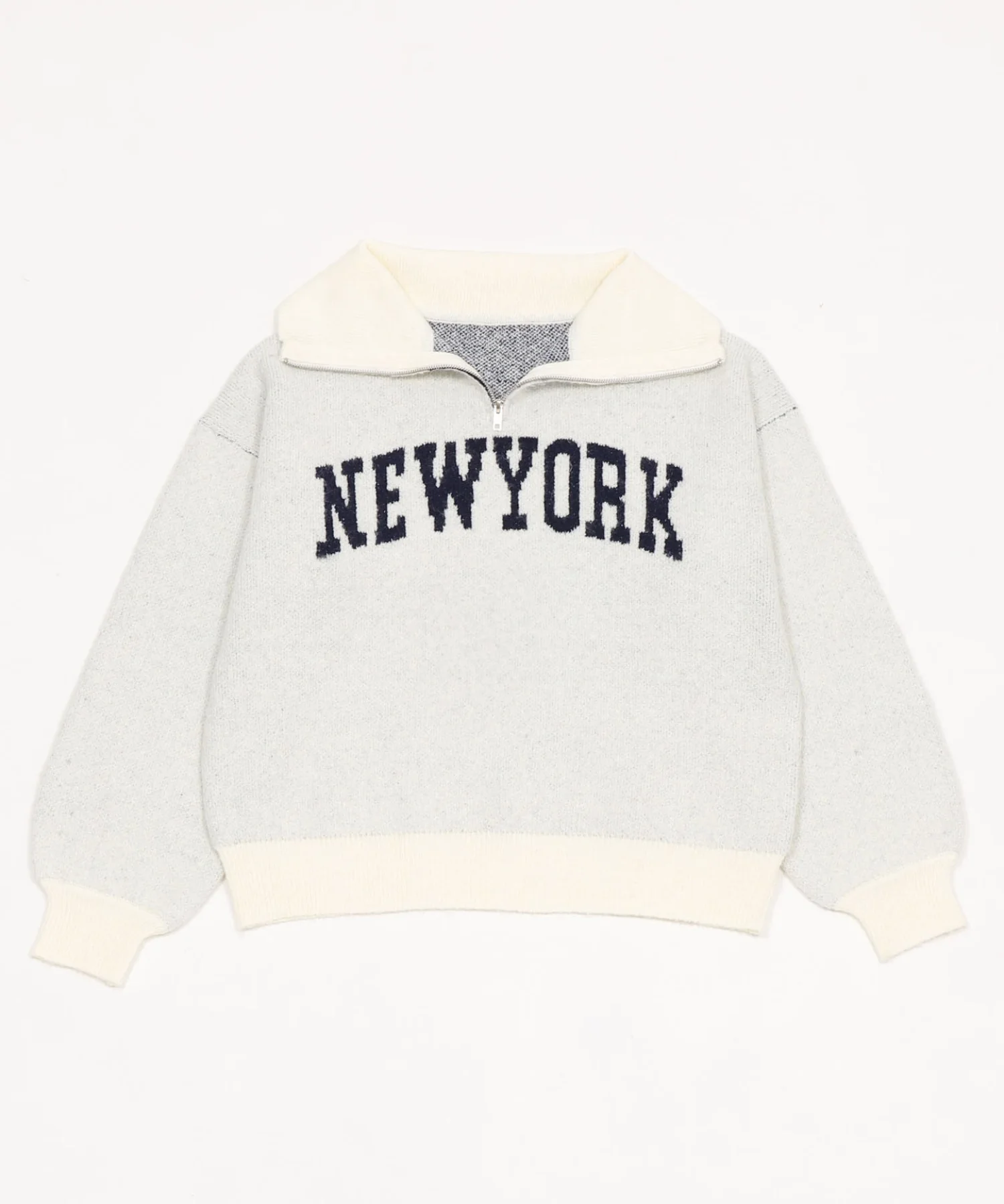 フラッフィーハーフジップニット - Image 44