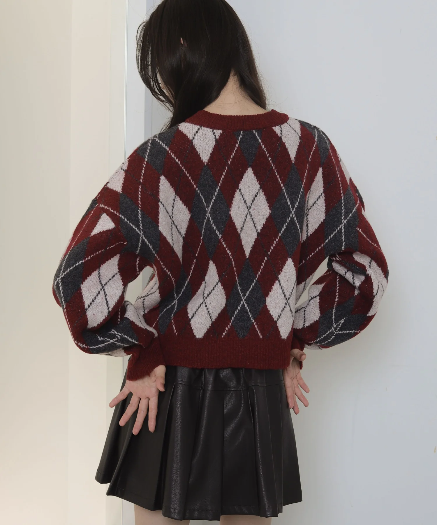 アーガイルニットプルオーバー - Image 10
