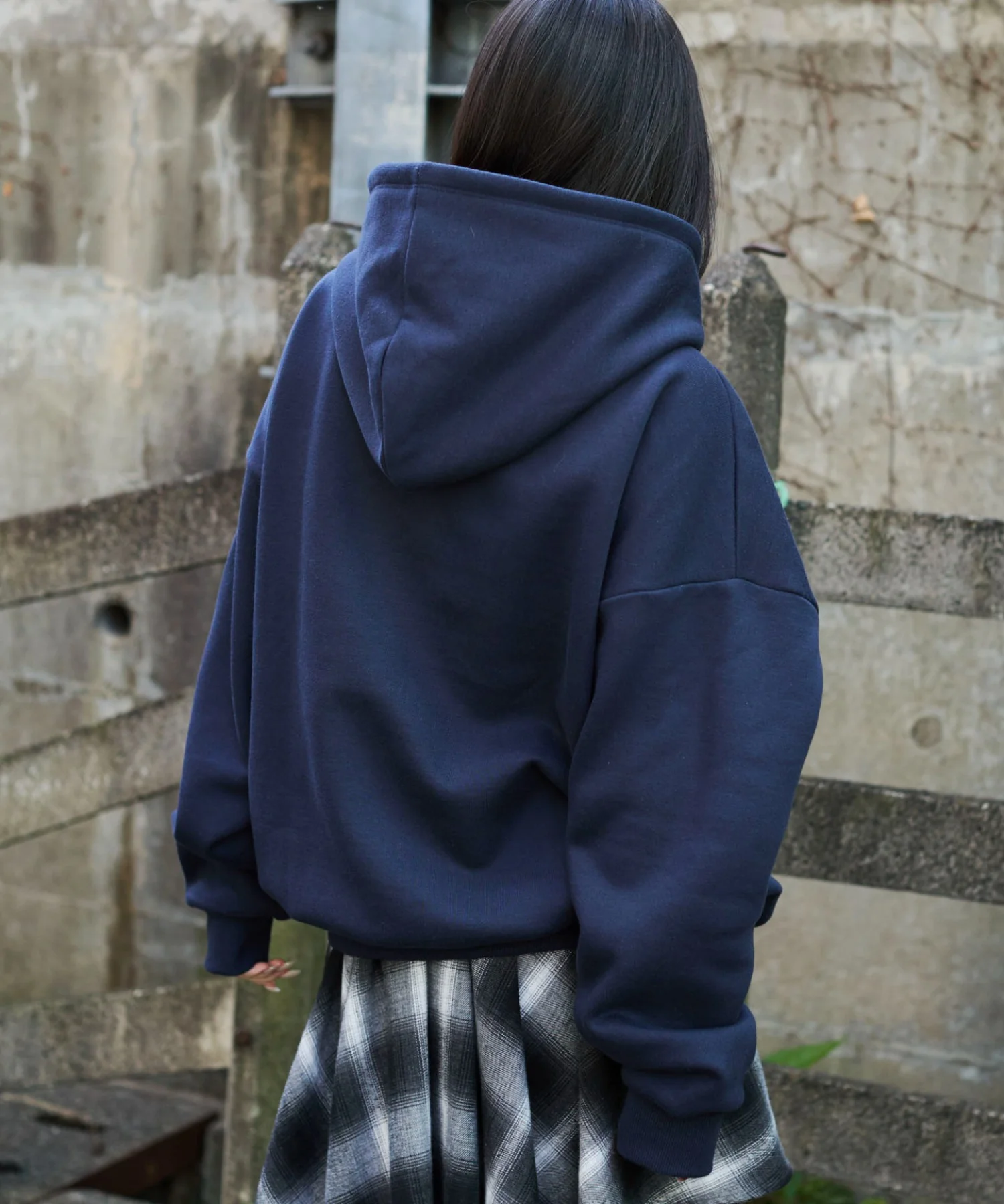 裏起毛グラフィックビッグプルパーカー - Image 16