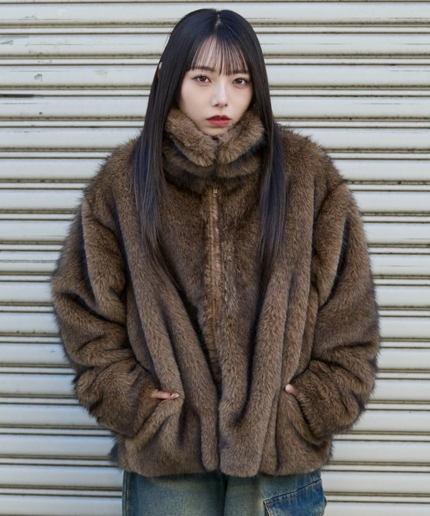 2WAYカラーフェイクファーブルゾン - Image 10