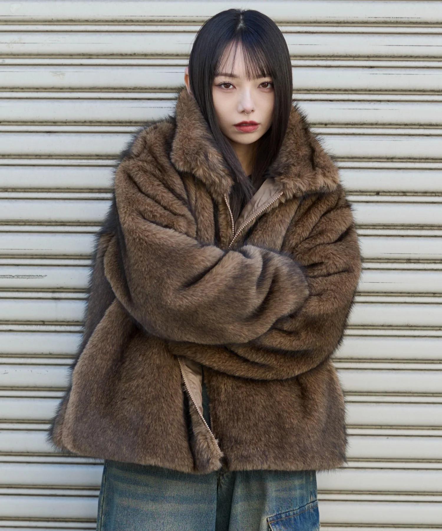 2WAYカラーフェイクファーブルゾン - Image 11