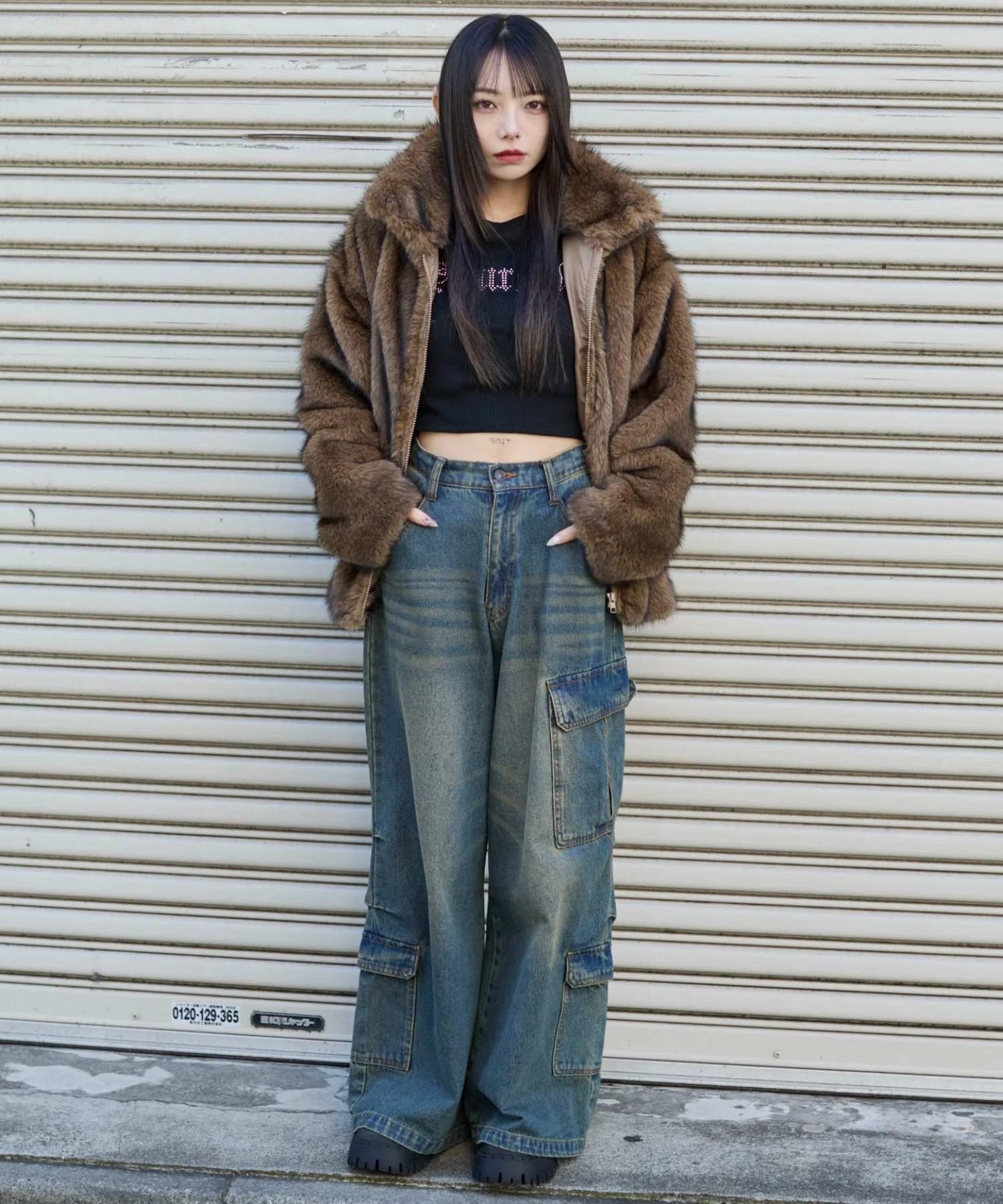 2WAYカラーフェイクファーブルゾン - Image 3