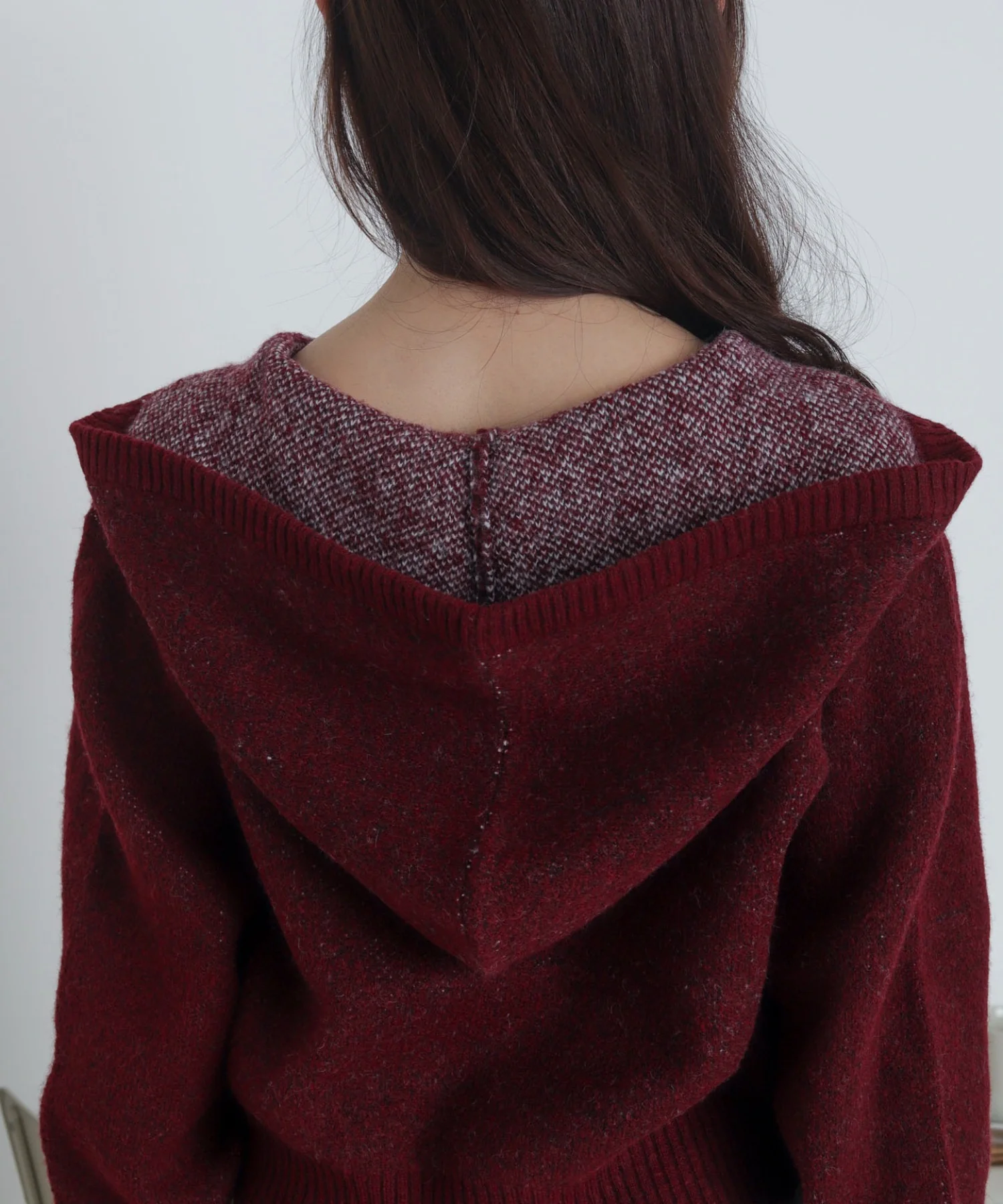 フラッフィーグラフィックジャガードニットZIPパーカー - Image 12