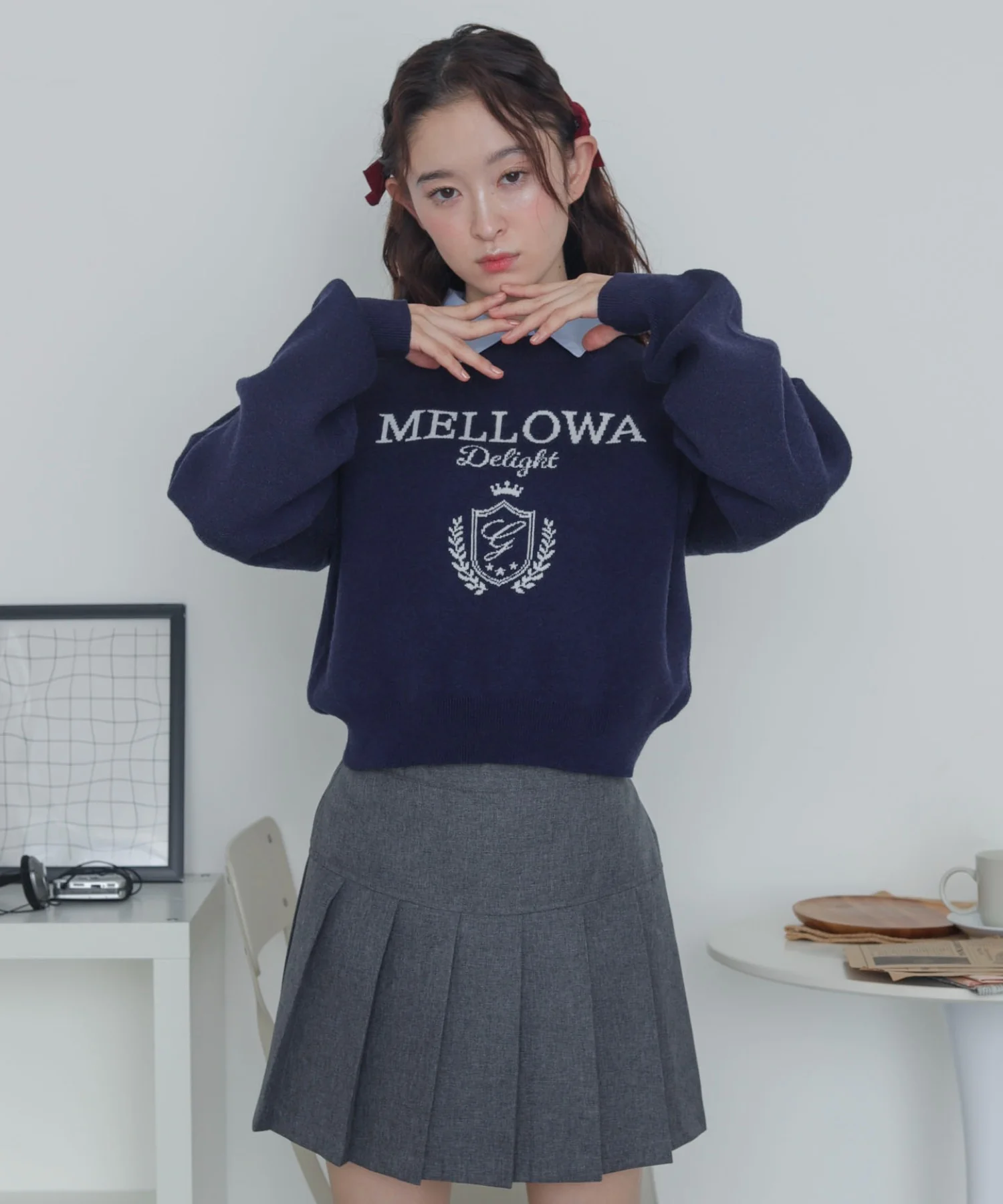 シャツドッキングジャガードニット - Image 12