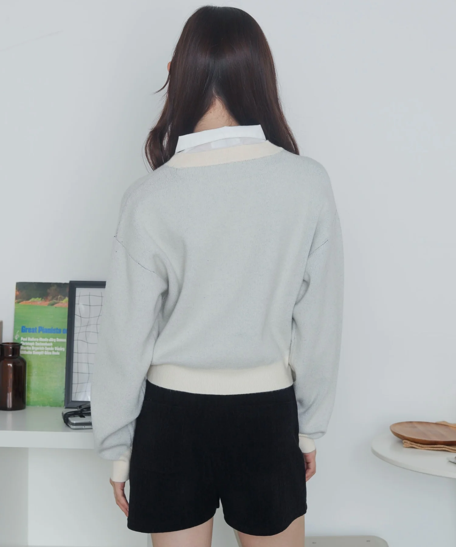 シャツドッキングジャガードニット - Image 17