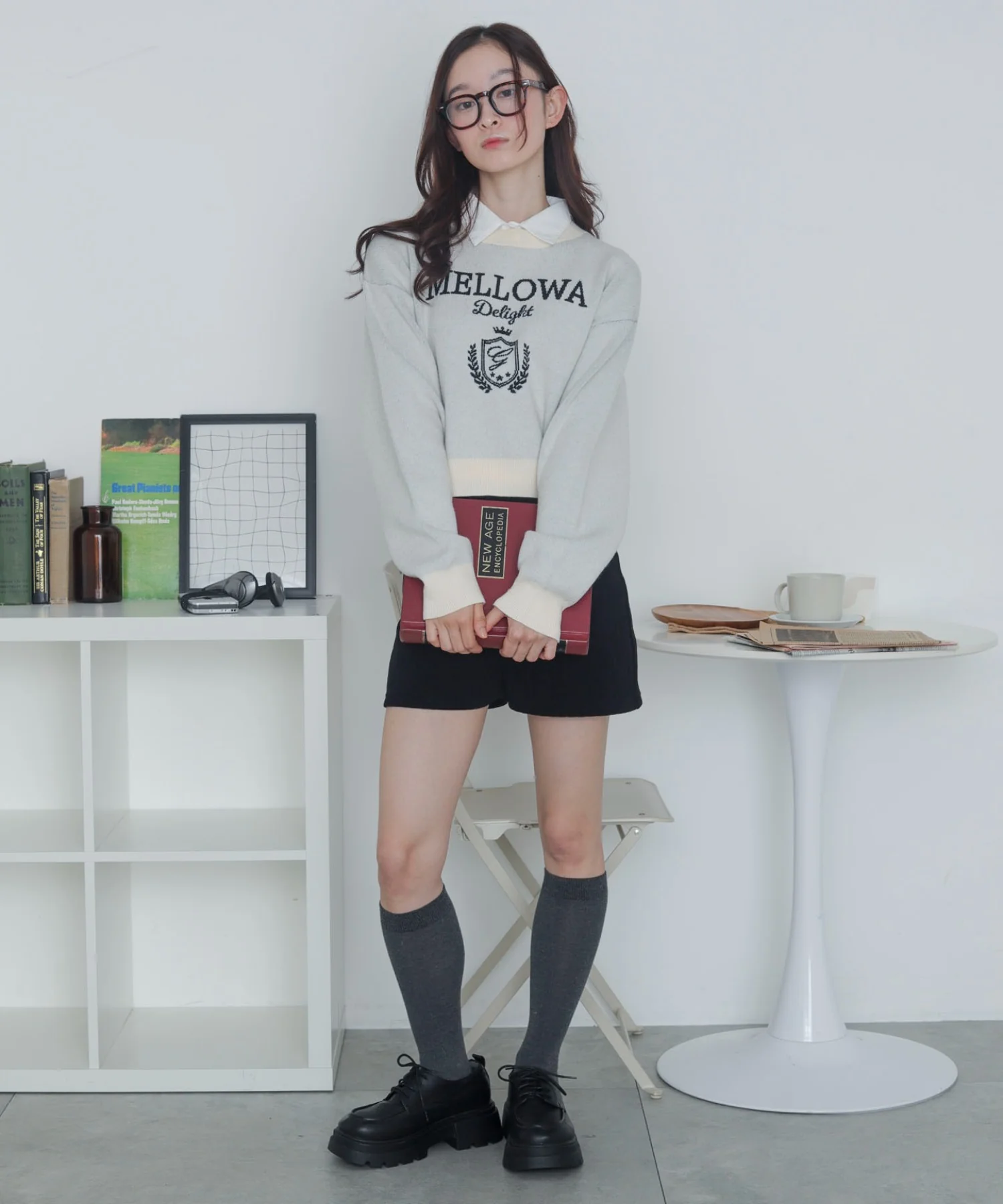 シャツドッキングジャガードニット - Image 18