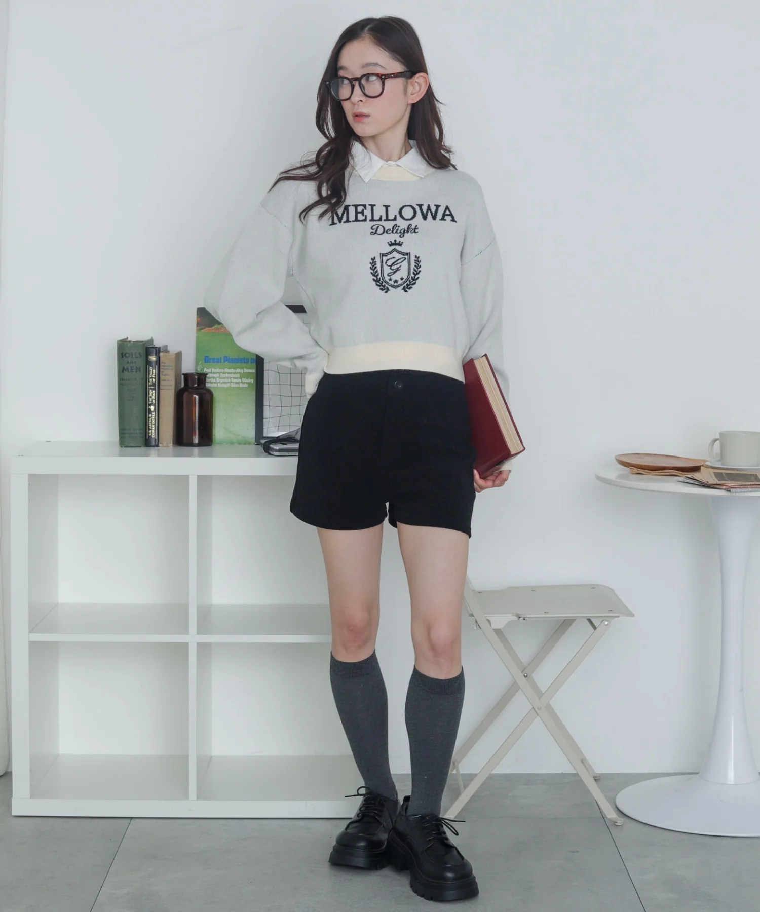 シャツドッキングジャガードニット - Image 19