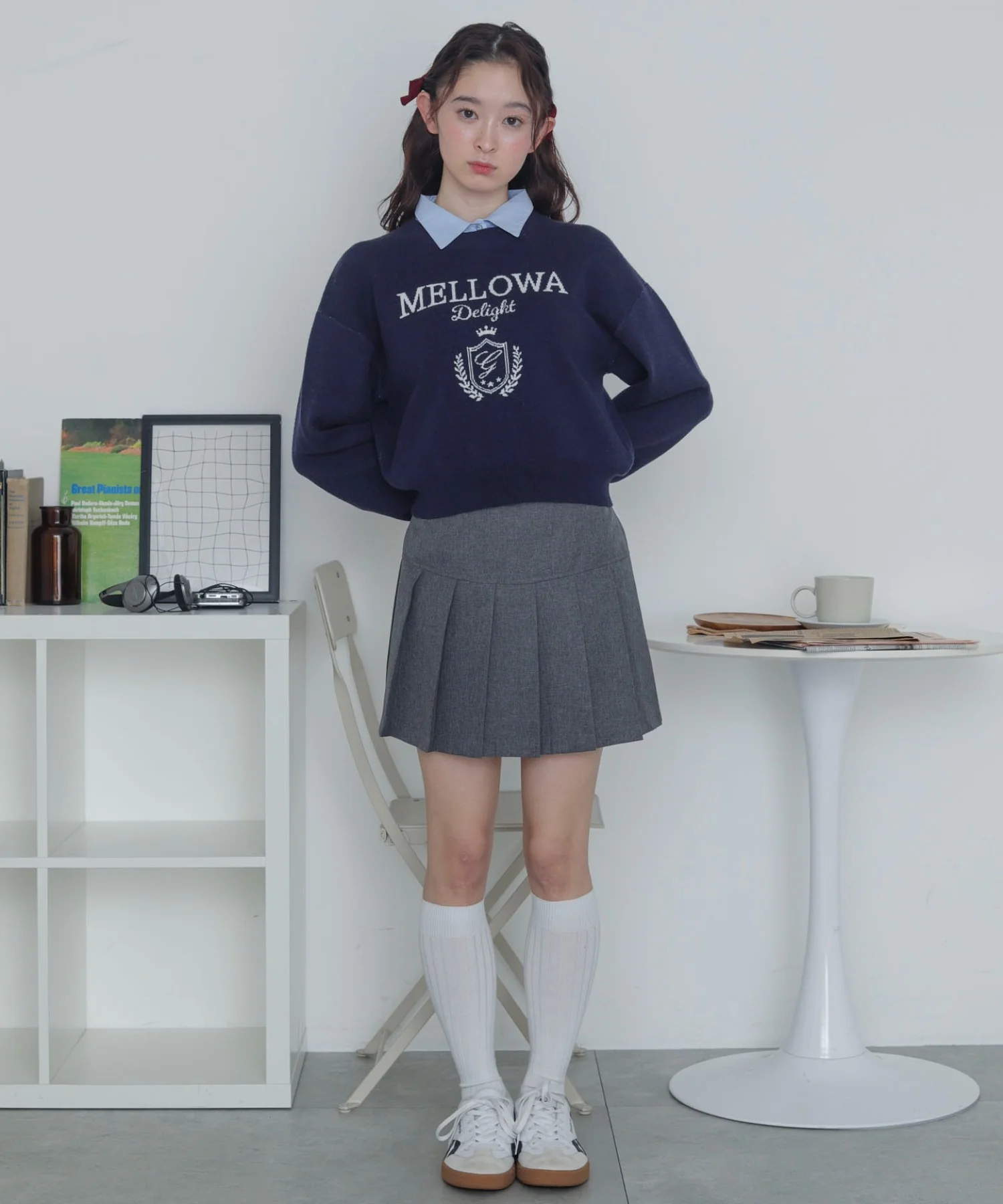 シャツドッキングジャガードニット - Image 4