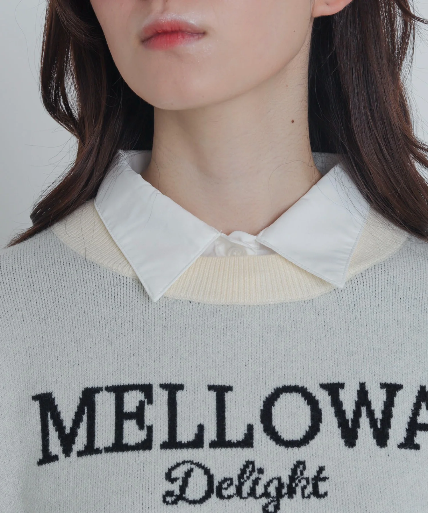 シャツドッキングジャガードニット - Image 5