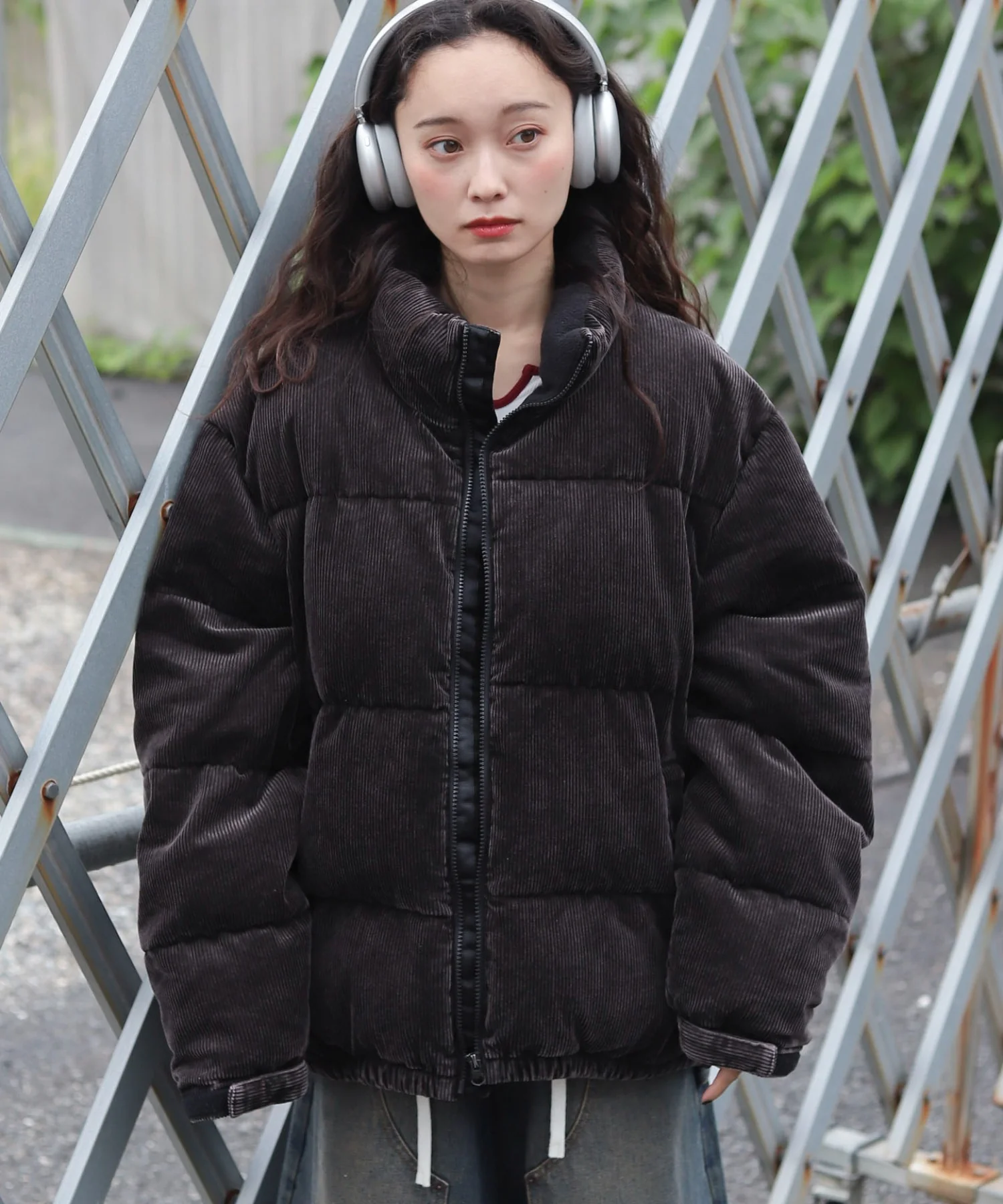 コーデュロイパファーブルゾン - Image 12