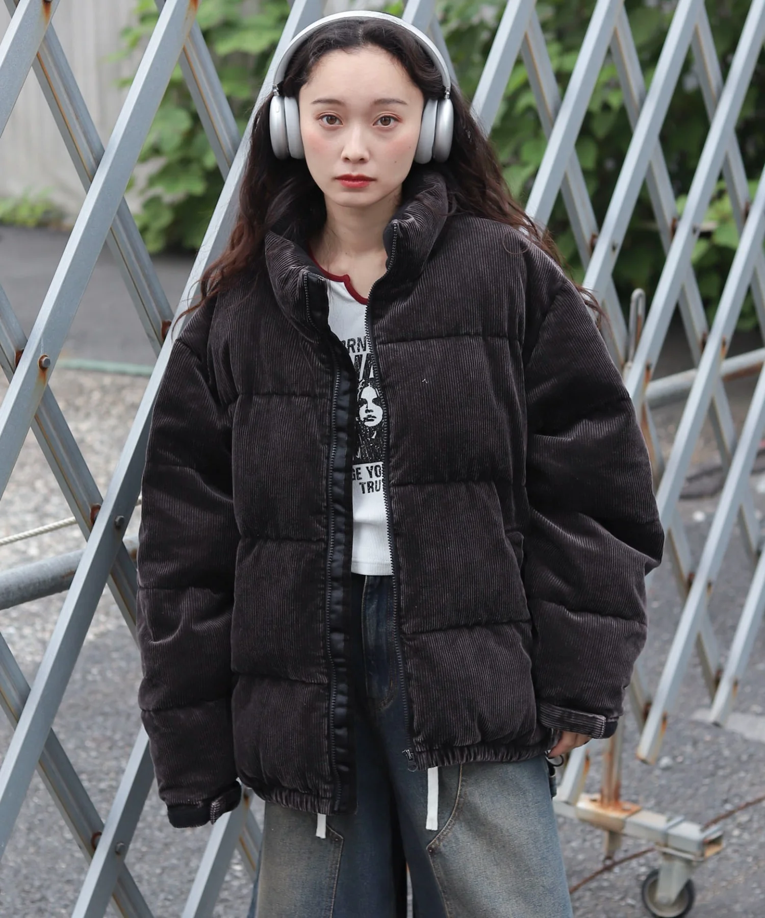 コーデュロイパファーブルゾン - Image 13