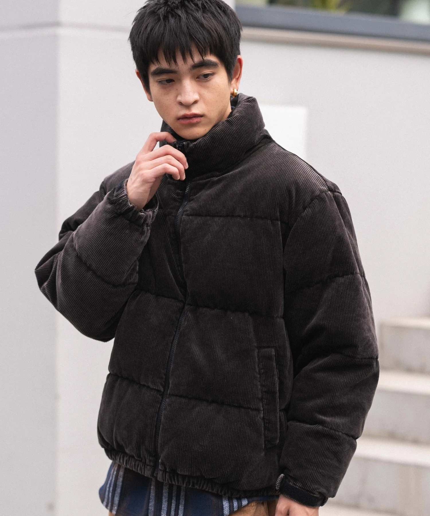 コーデュロイパファーブルゾン - Image 29