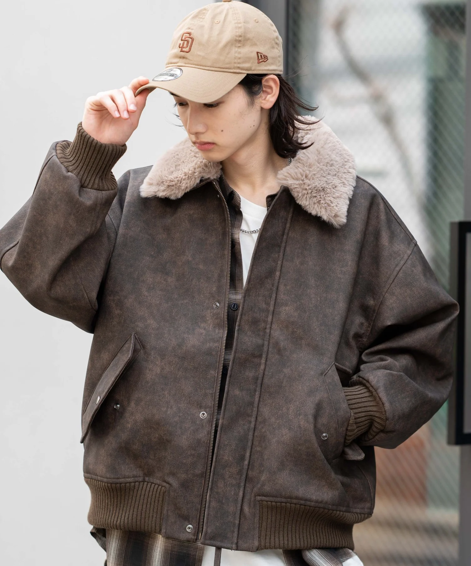 PU2WAYフライトブルゾン - Image 18