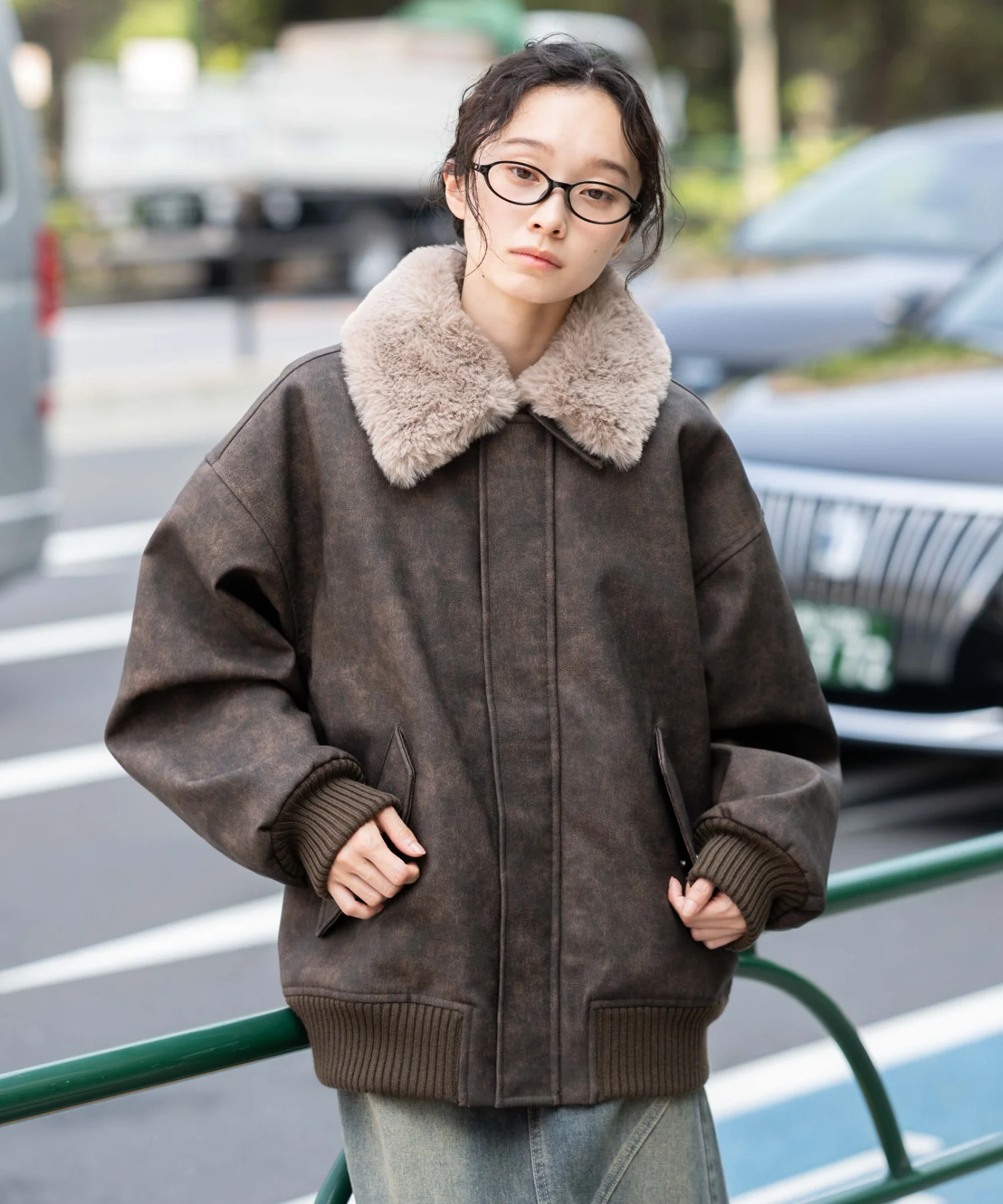 PU2WAYフライトブルゾン - Image 42