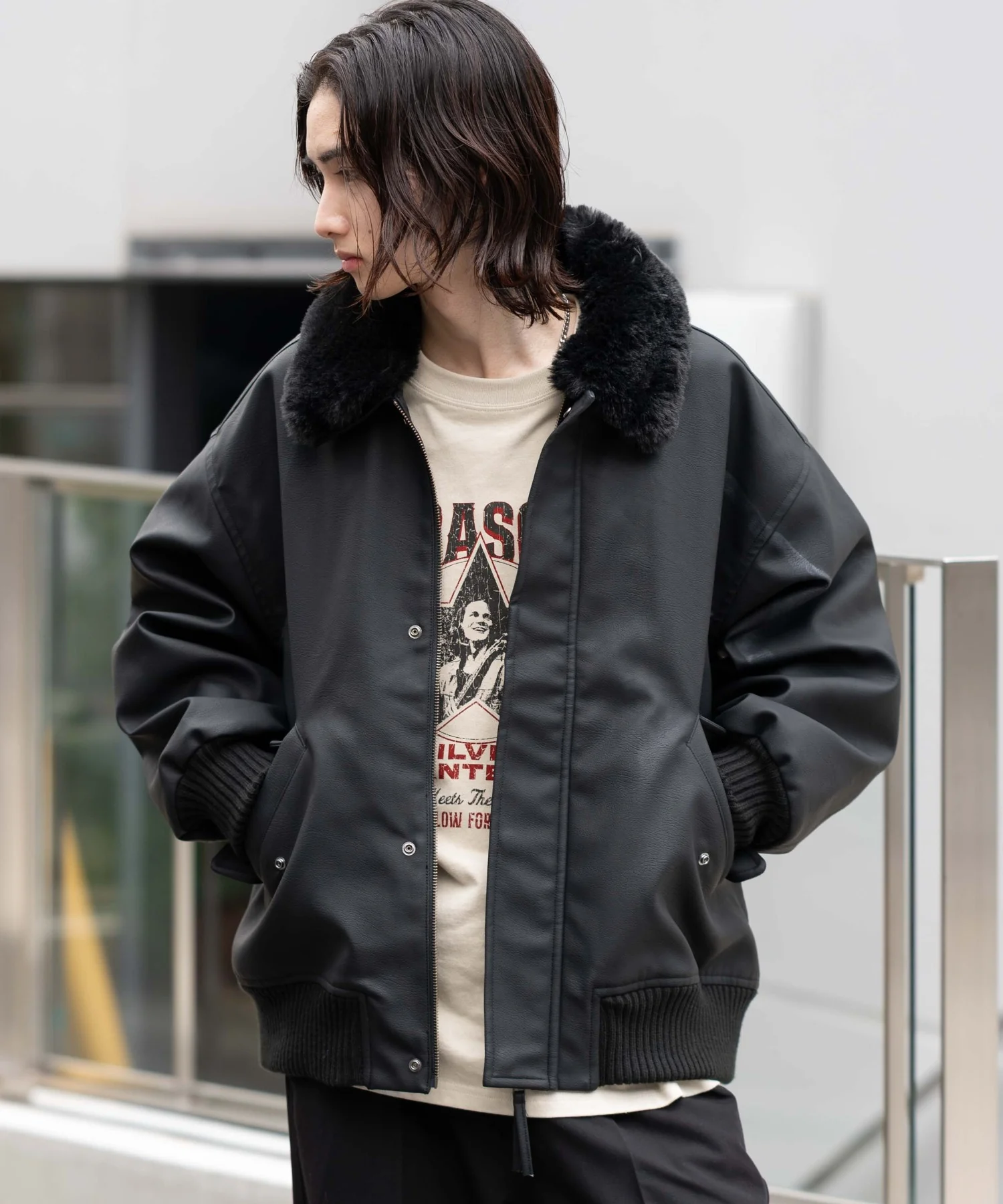 PU2WAYフライトブルゾン - Image 44