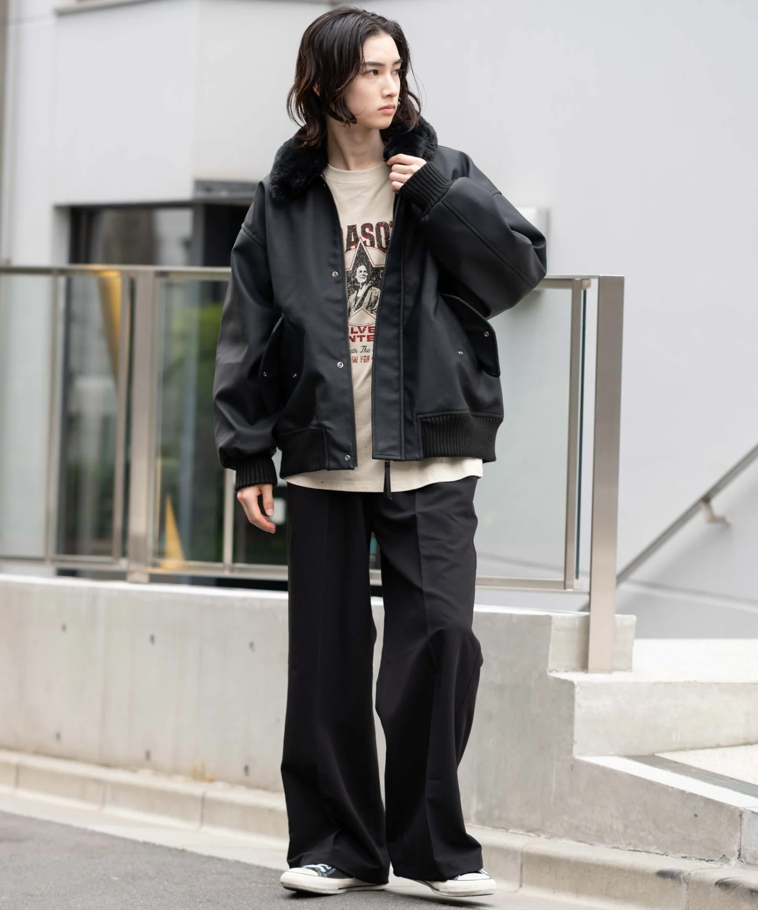 PU2WAYフライトブルゾン - Image 50