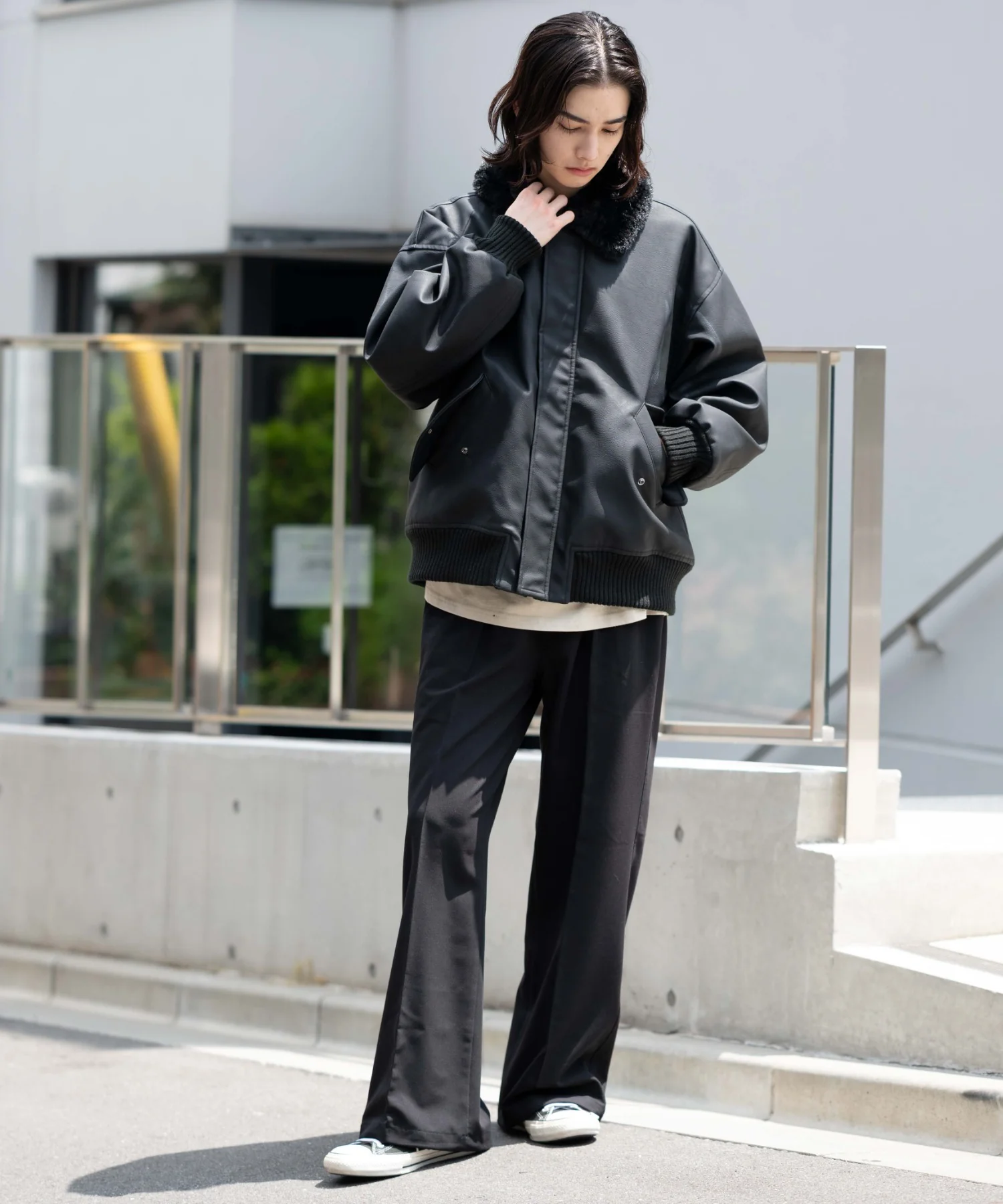 PU2WAYフライトブルゾン - Image 51