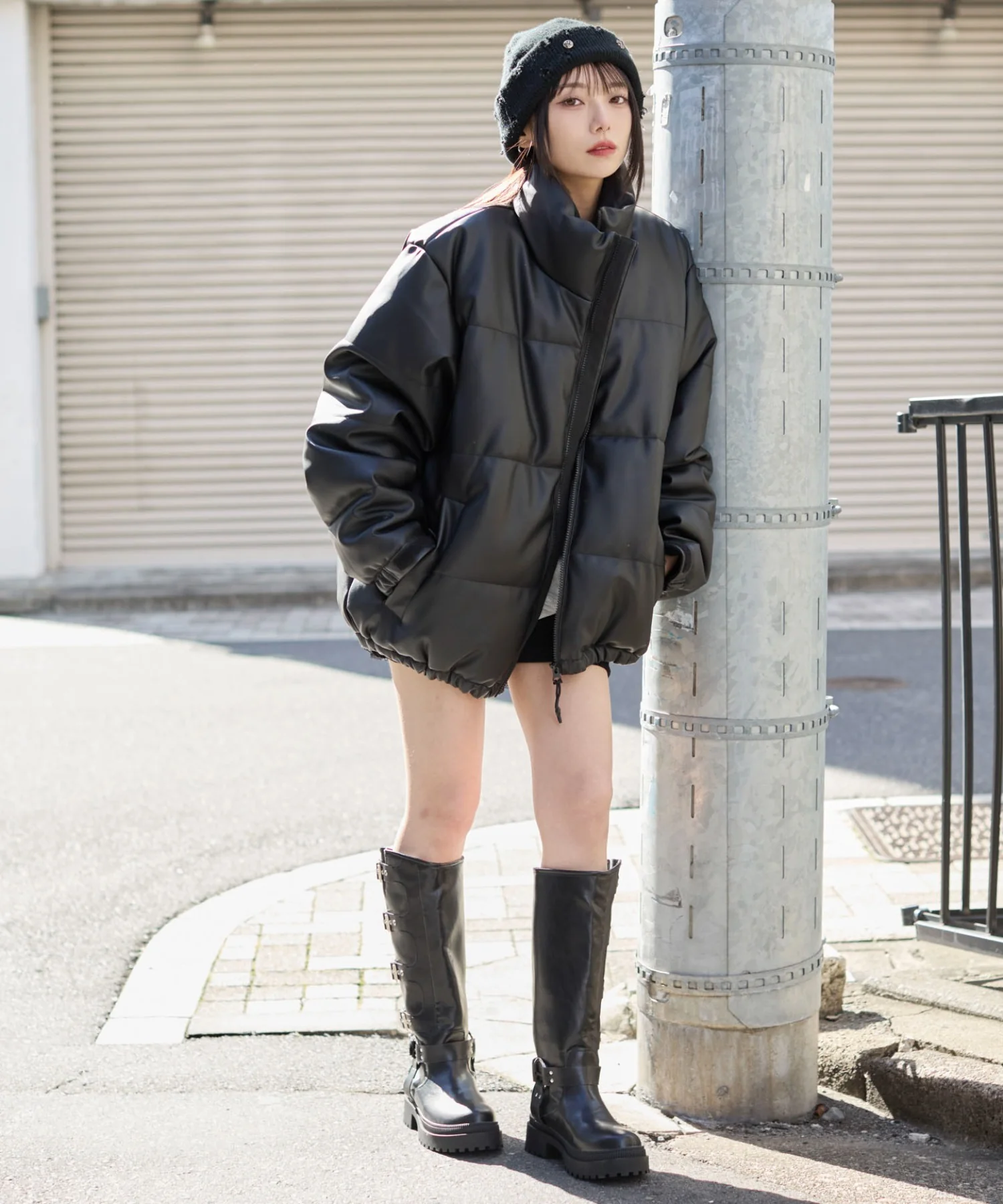PUパファーブルゾン - Image 6