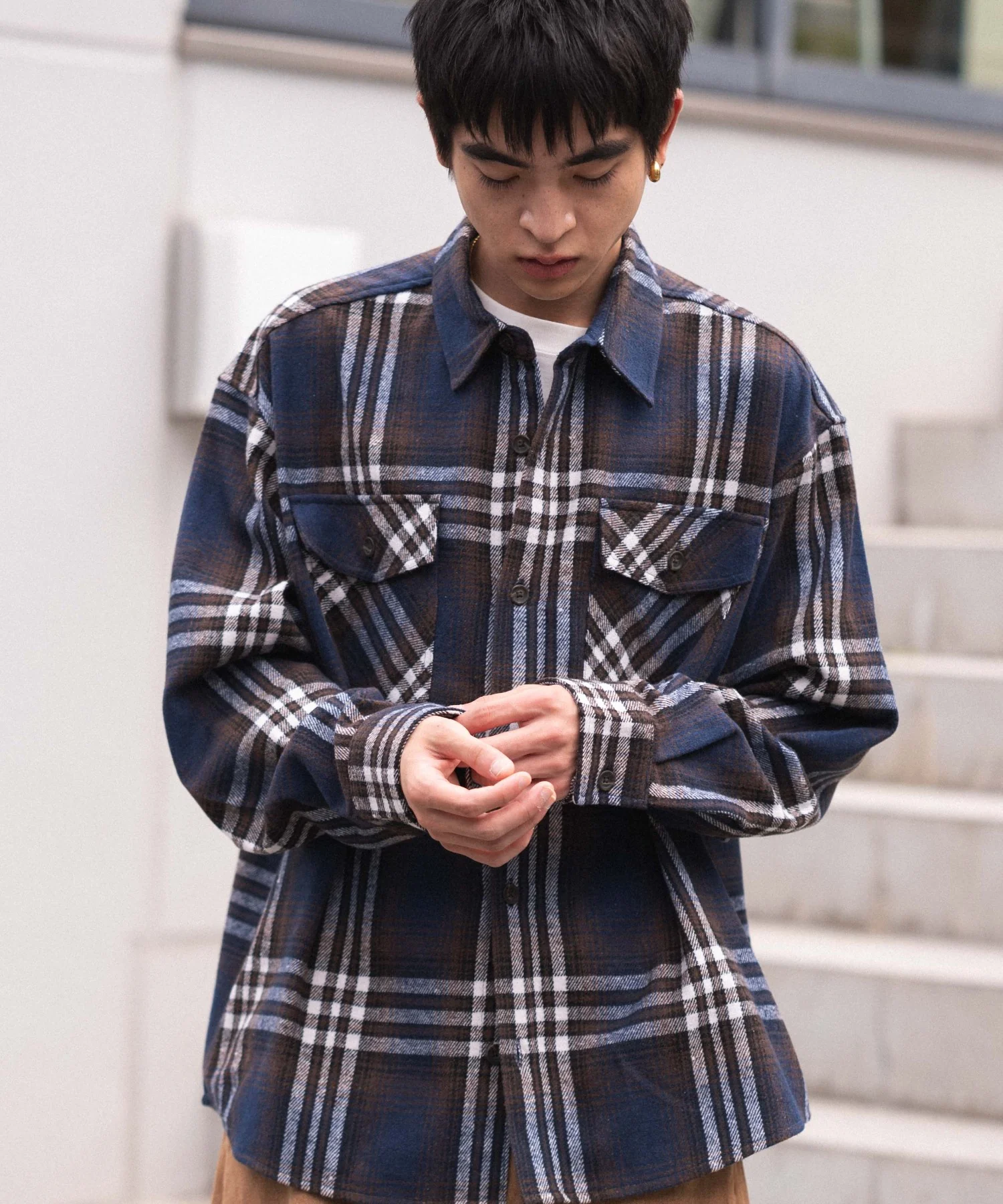 ヘビーネルチェックシャツ（LS） - Image 9