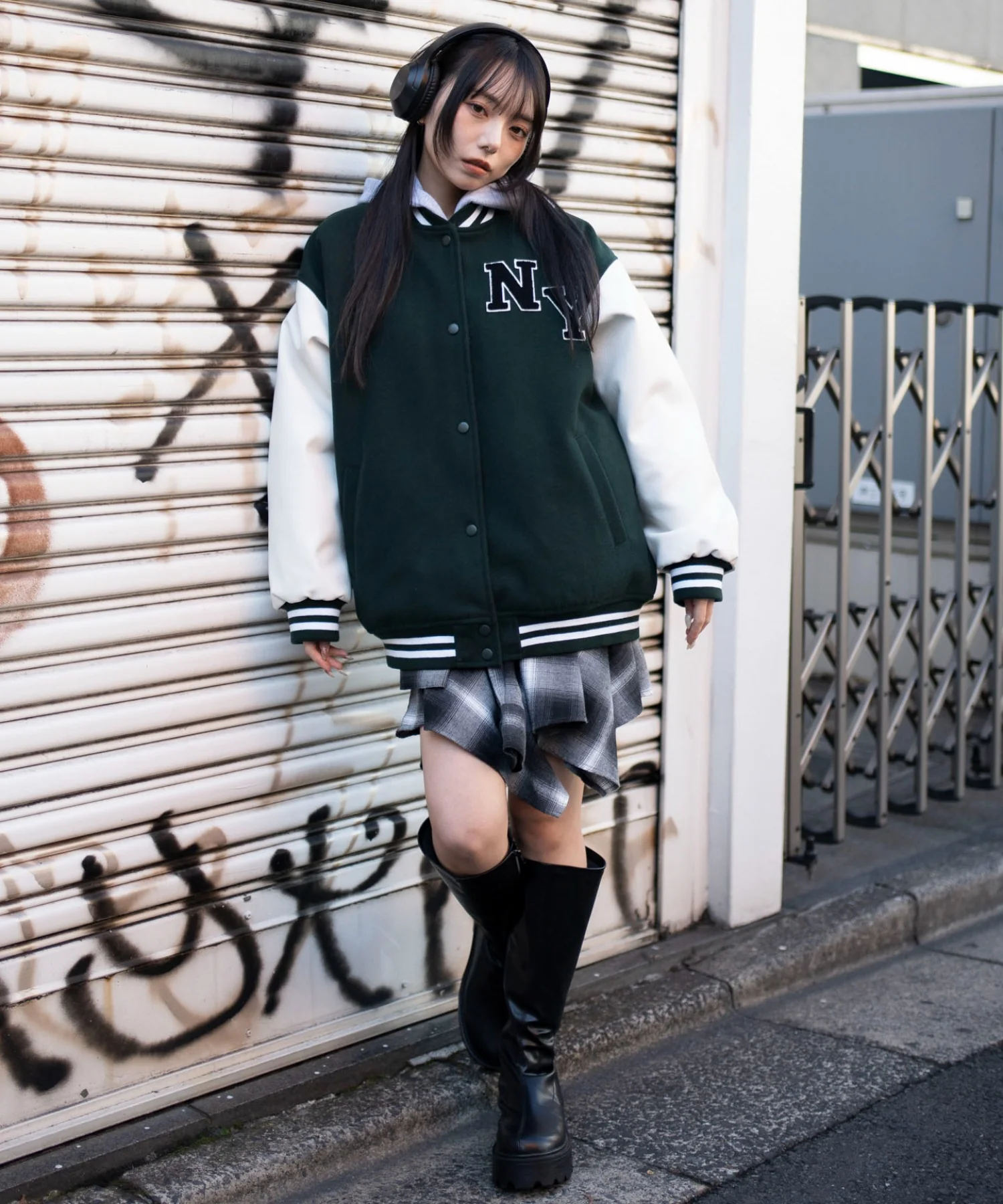 2WAYフード付きビッグスタジャン - Image 4