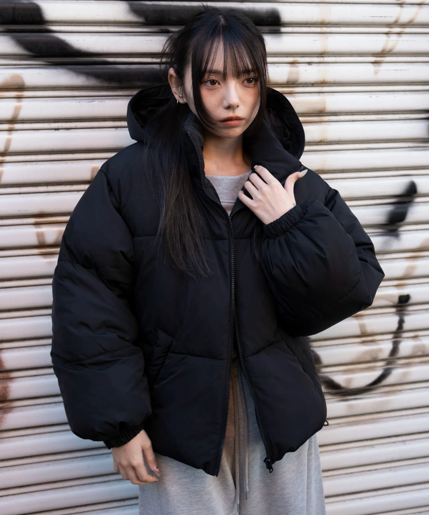 3WAYファーフードパファーブルゾン - Image 16