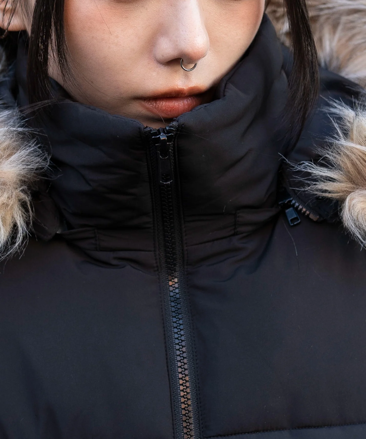 3WAYファーフードパファーブルゾン - Image 5
