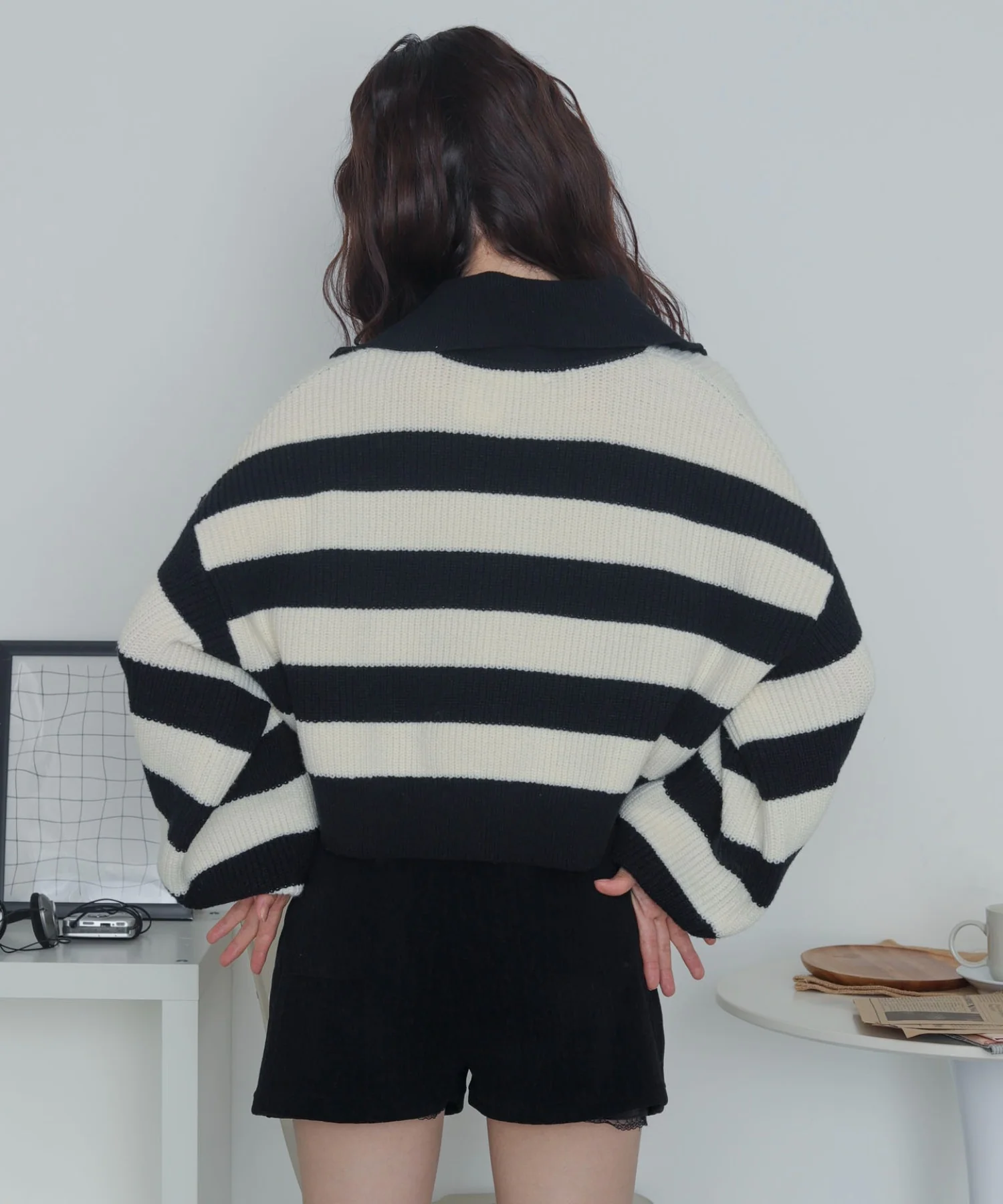 ハーフジップニットプルオーバー - Image 14