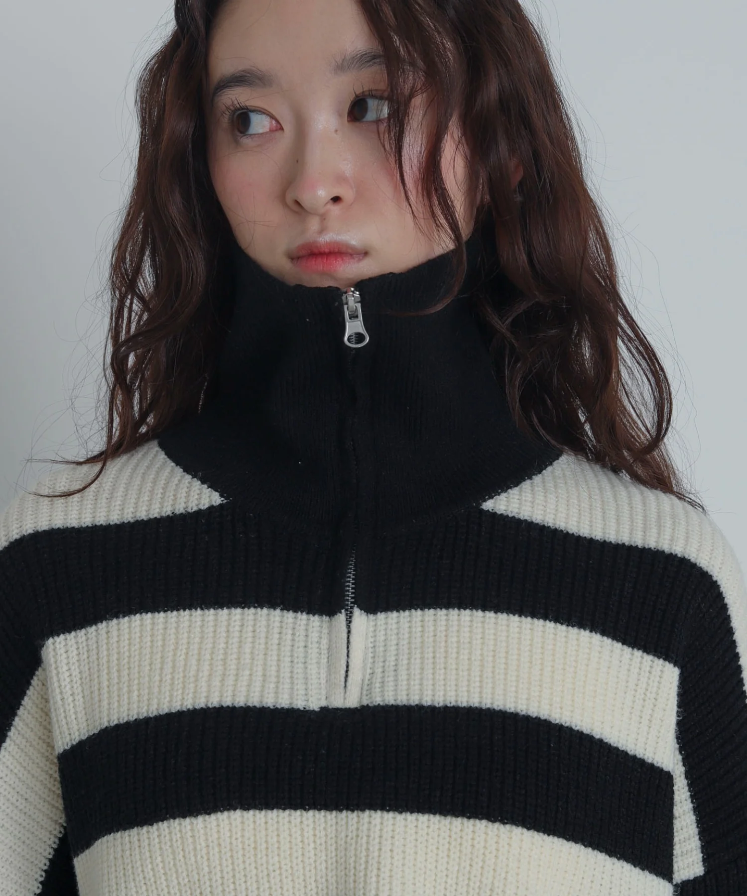 ハーフジップニットプルオーバー - Image 4