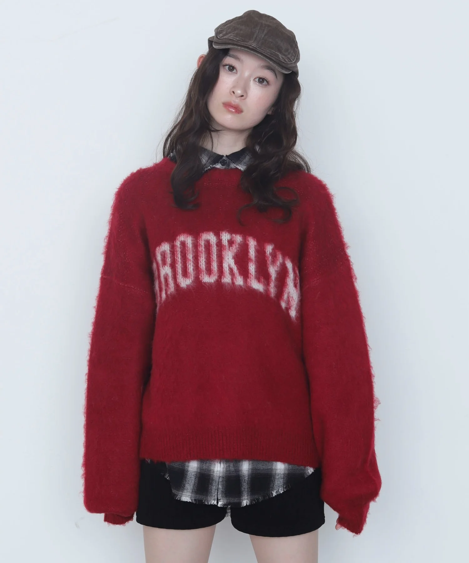 モヘアタッチBROOKLYNロゴニット - Image 12