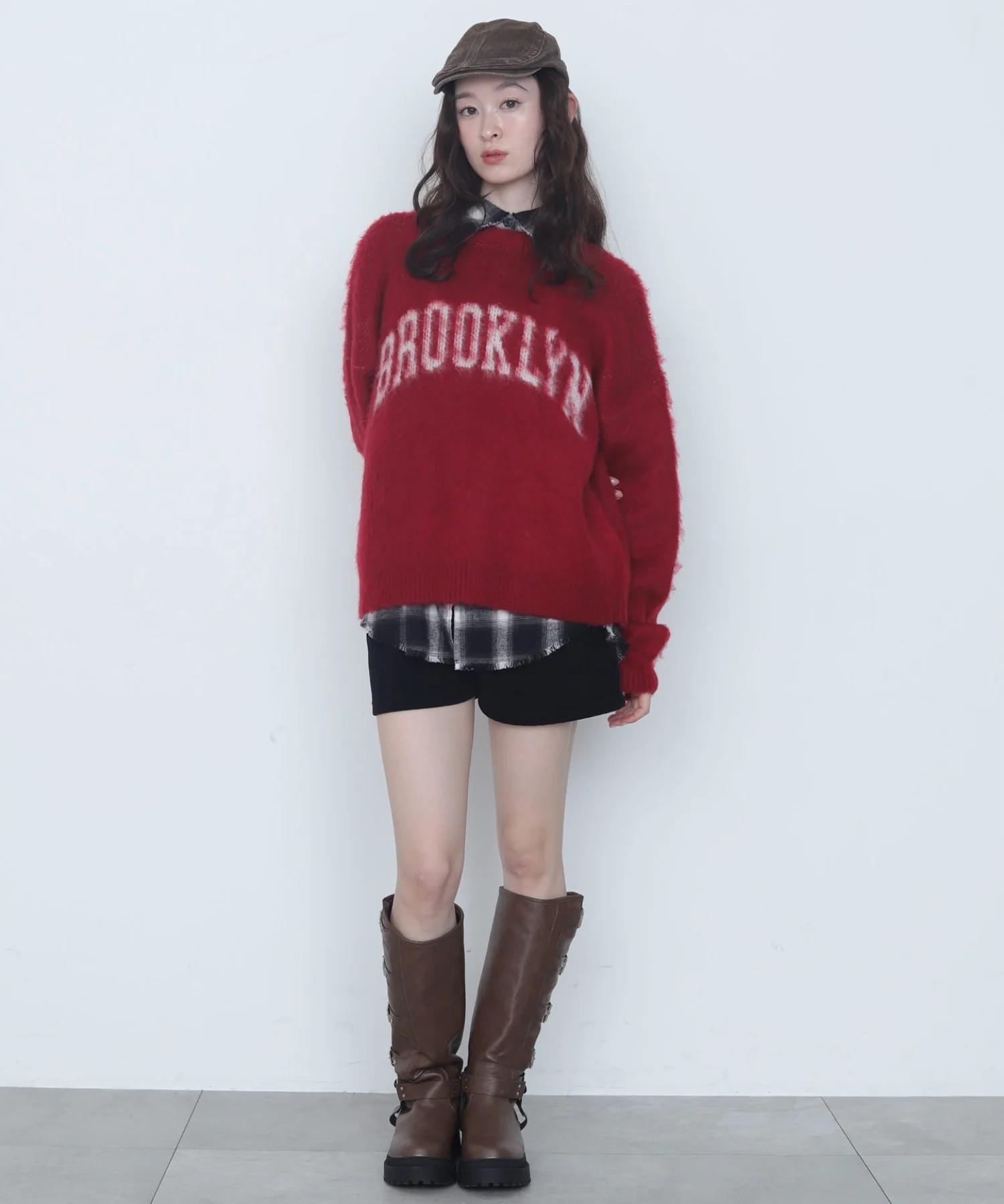 モヘアタッチBROOKLYNロゴニット - Image 15