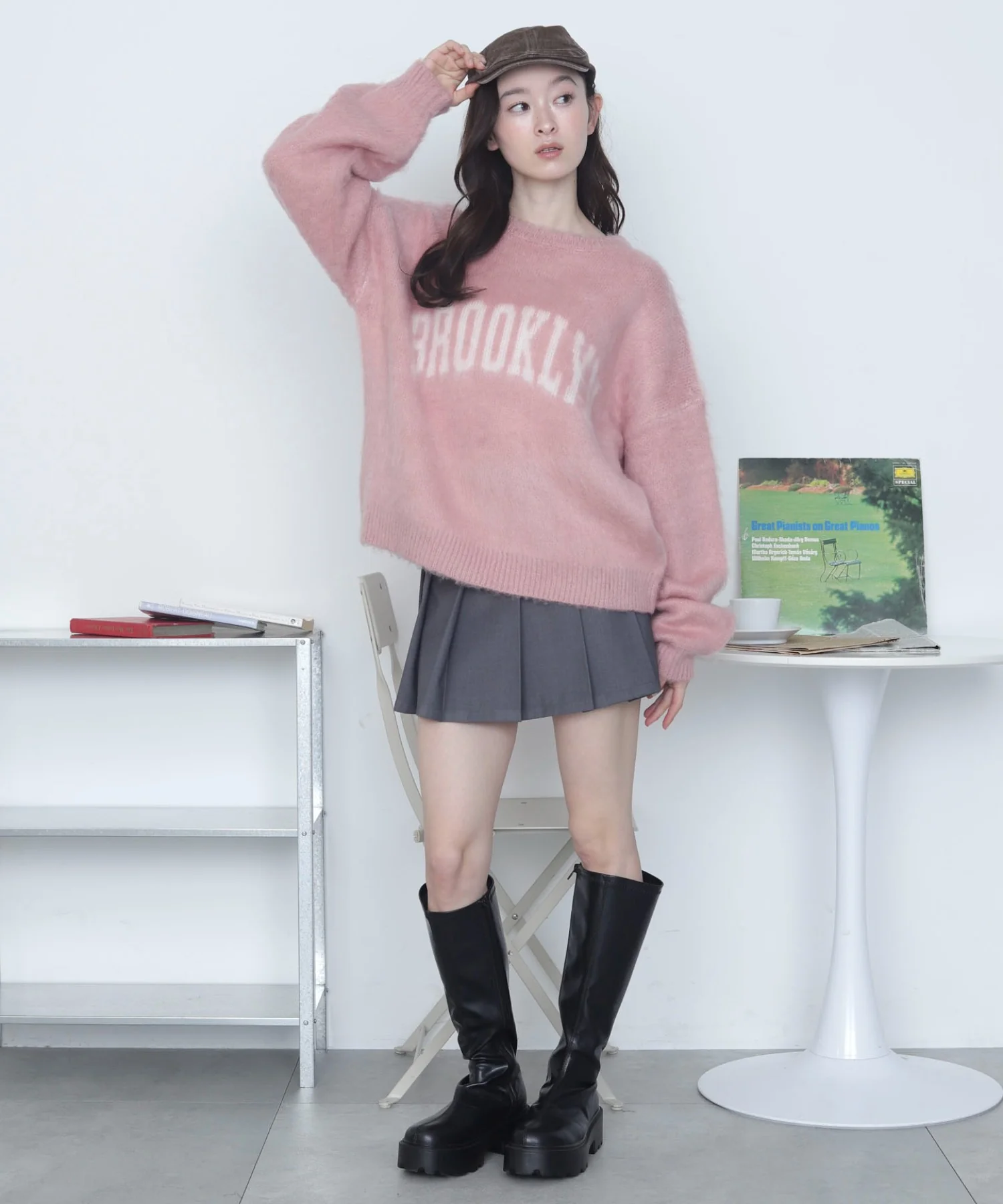 モヘアタッチBROOKLYNロゴニット - Image 20