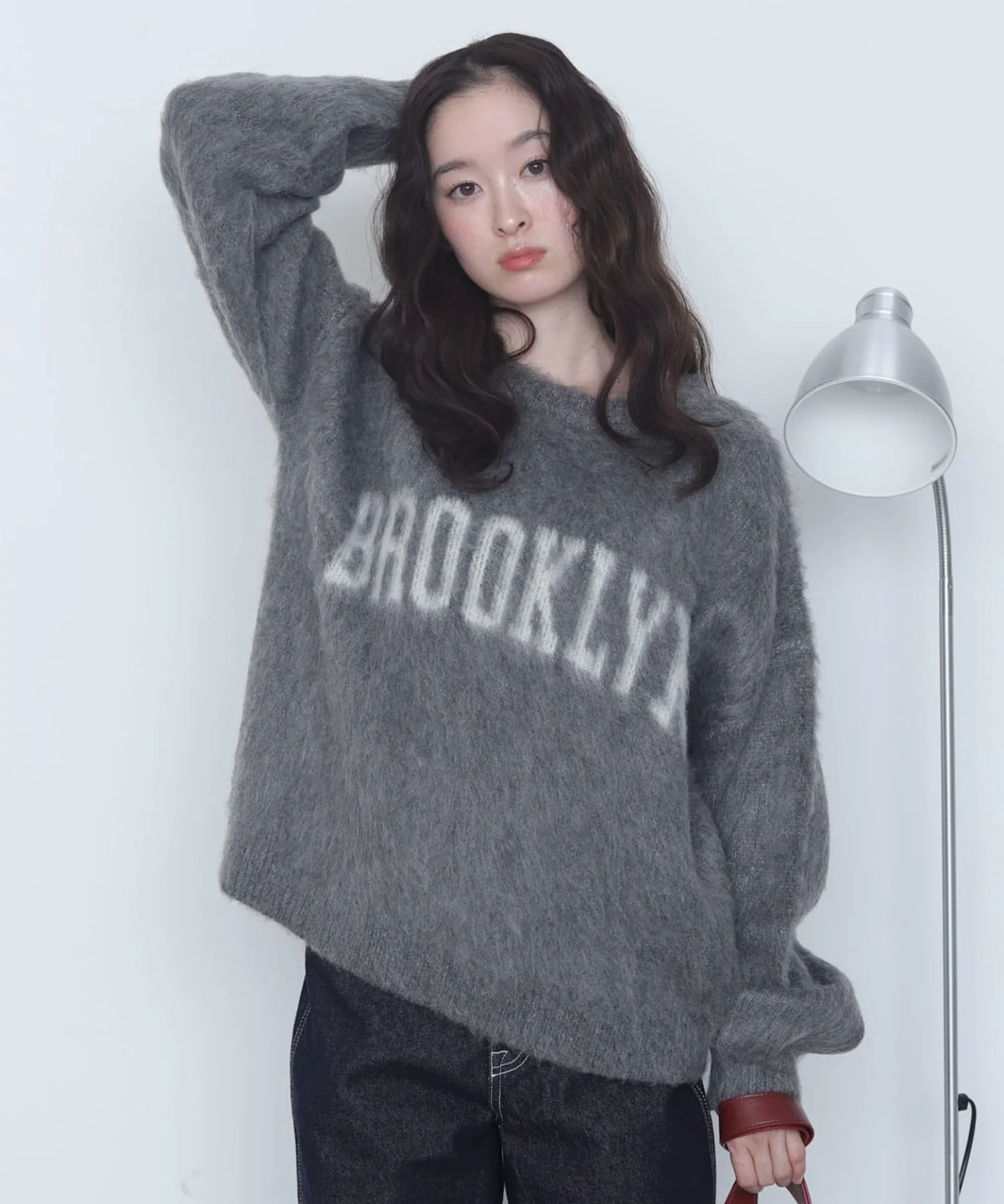 モヘアタッチBROOKLYNロゴニット - Image 22
