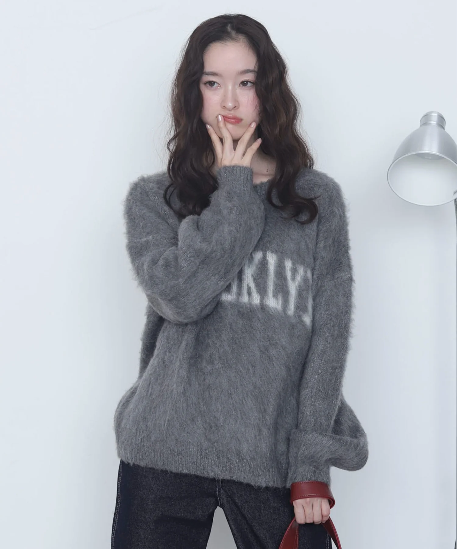 モヘアタッチBROOKLYNロゴニット - Image 23