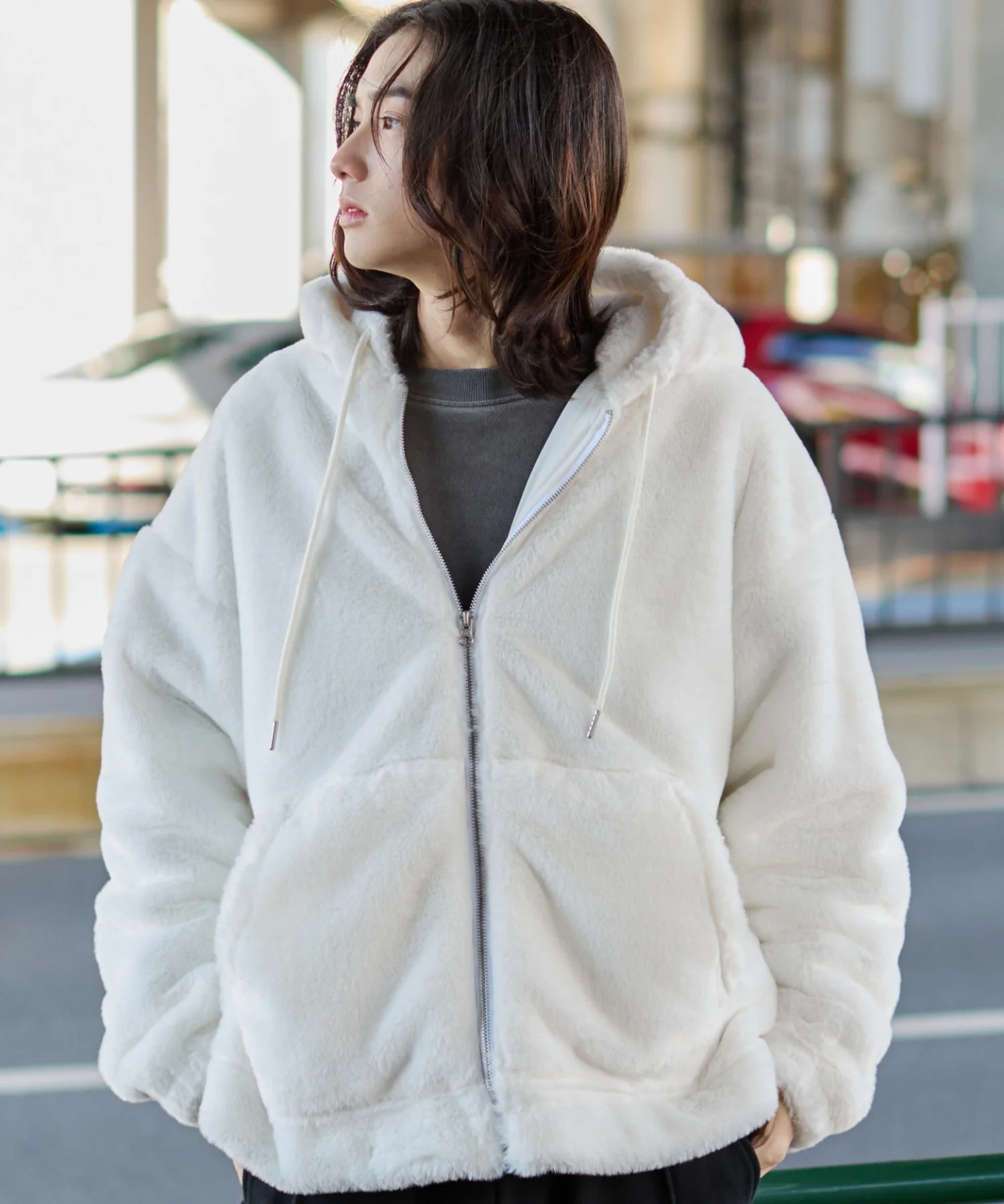 エコファーグラフィックブルゾン - Image 10