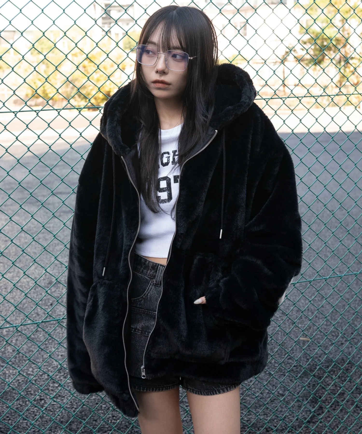 エコファーグラフィックブルゾン - Image 20