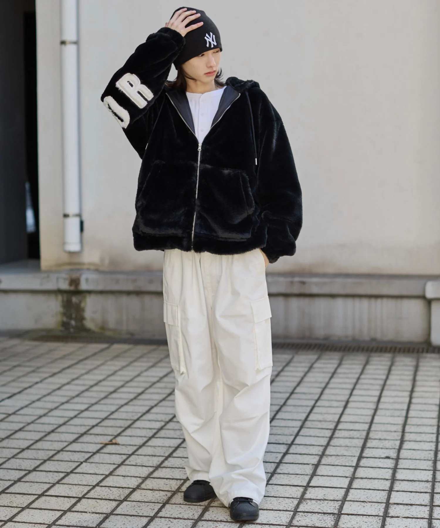 エコファーグラフィックブルゾン - Image 6