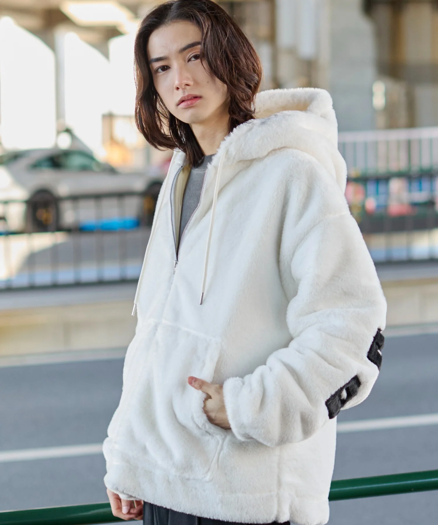 エコファーグラフィックブルゾン - Image 8