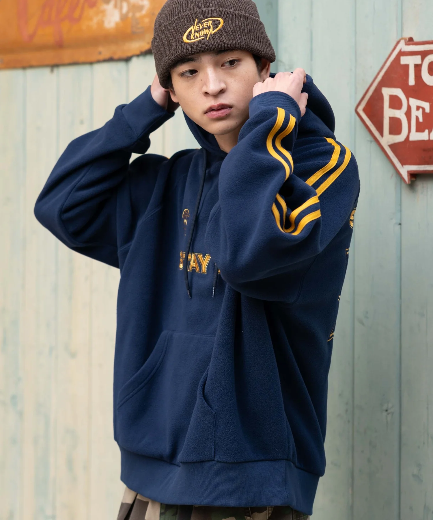 ラインフリースパーカー - Image 10
