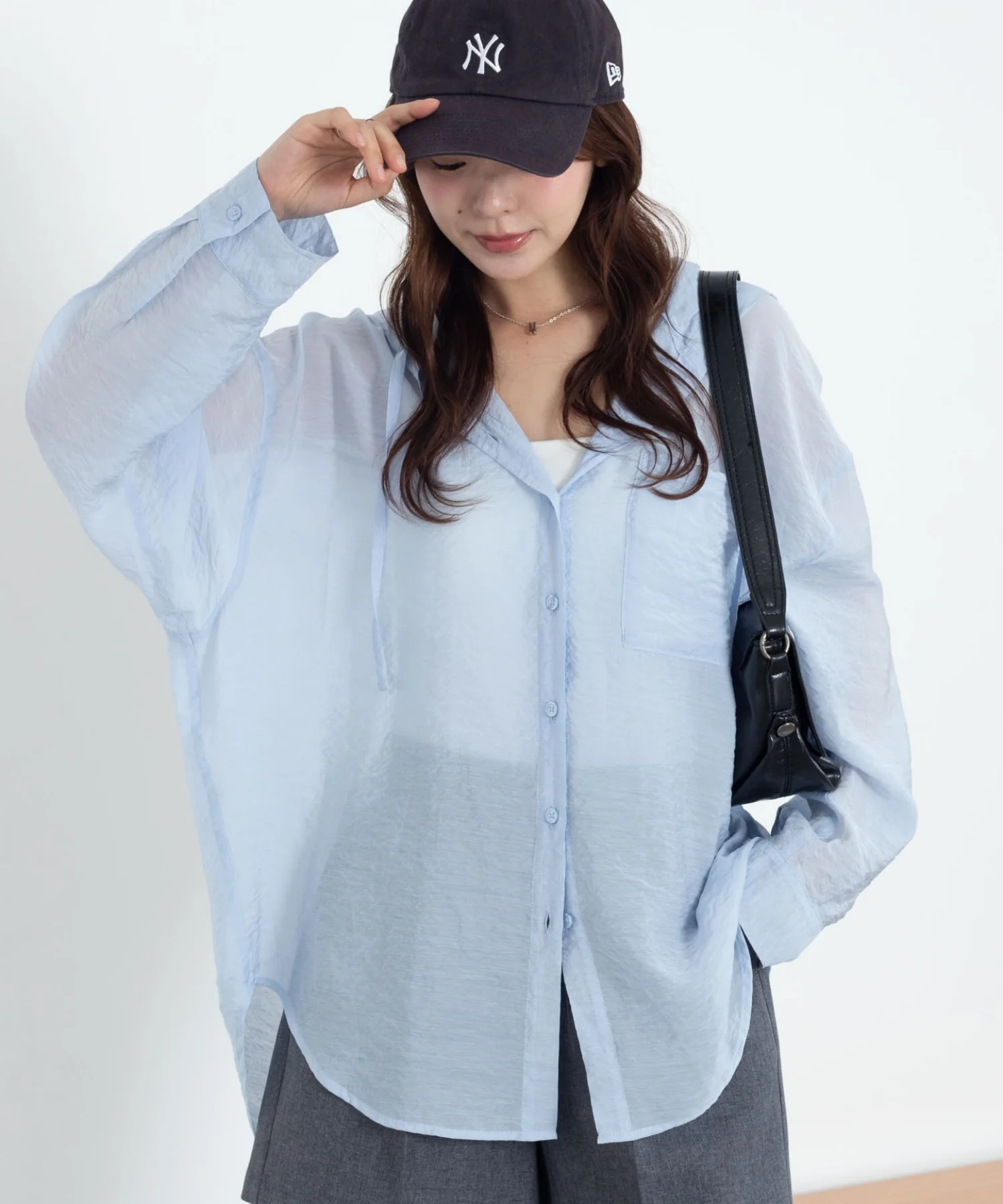 シアーフードシャツ - Image 11