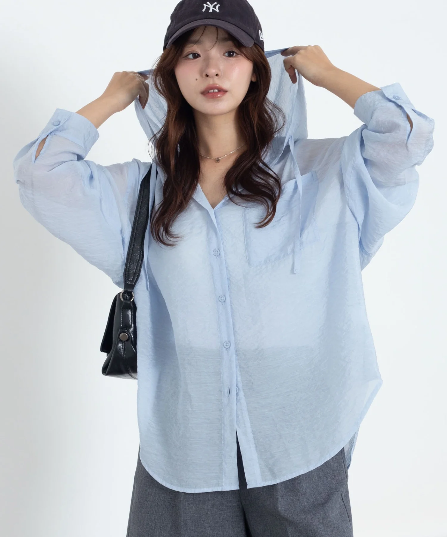 シアーフードシャツ - Image 12