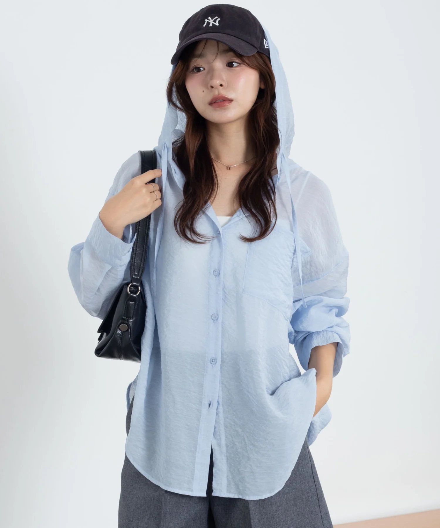 シアーフードシャツ - Image 13