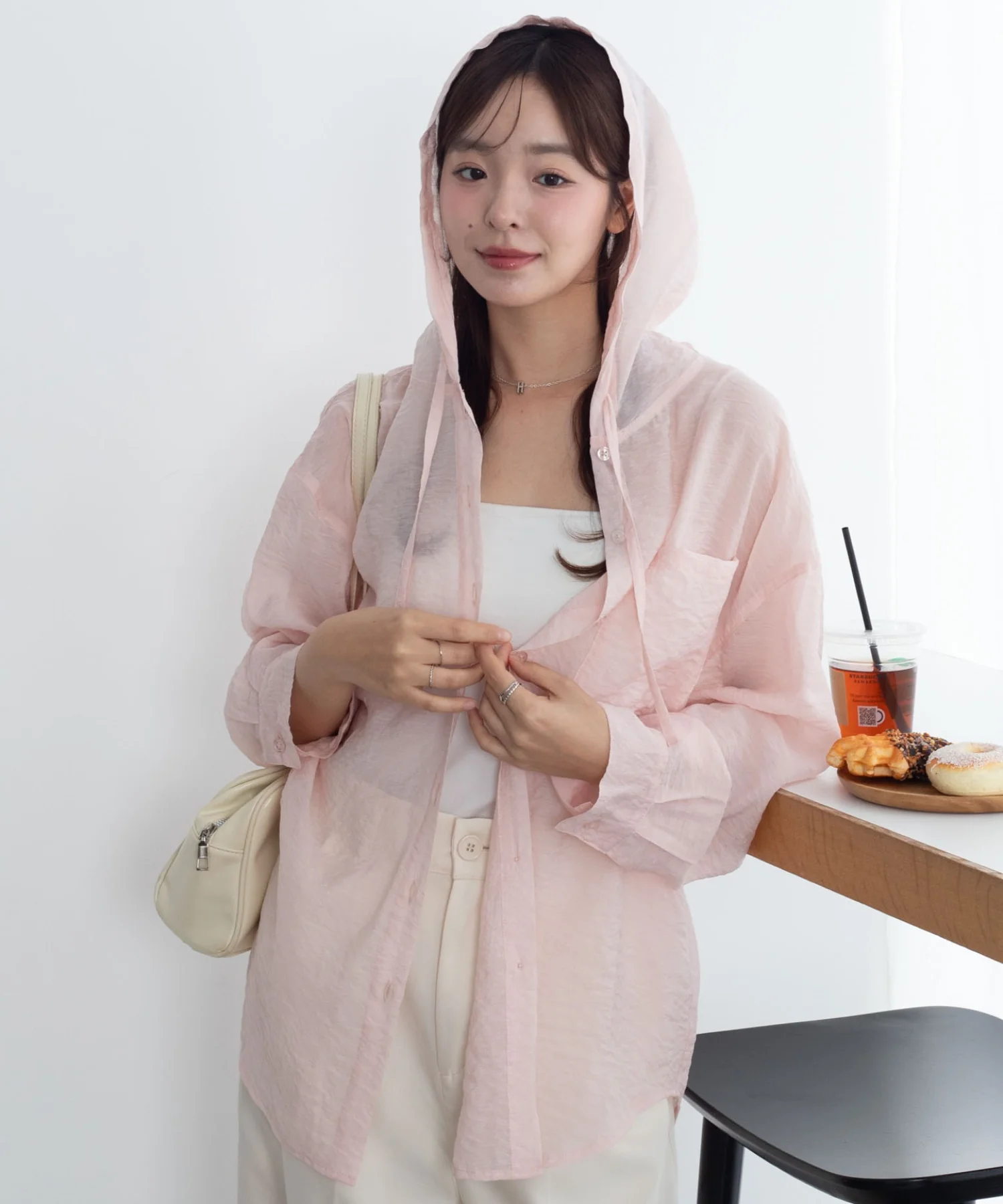 シアーフードシャツ - Image 16