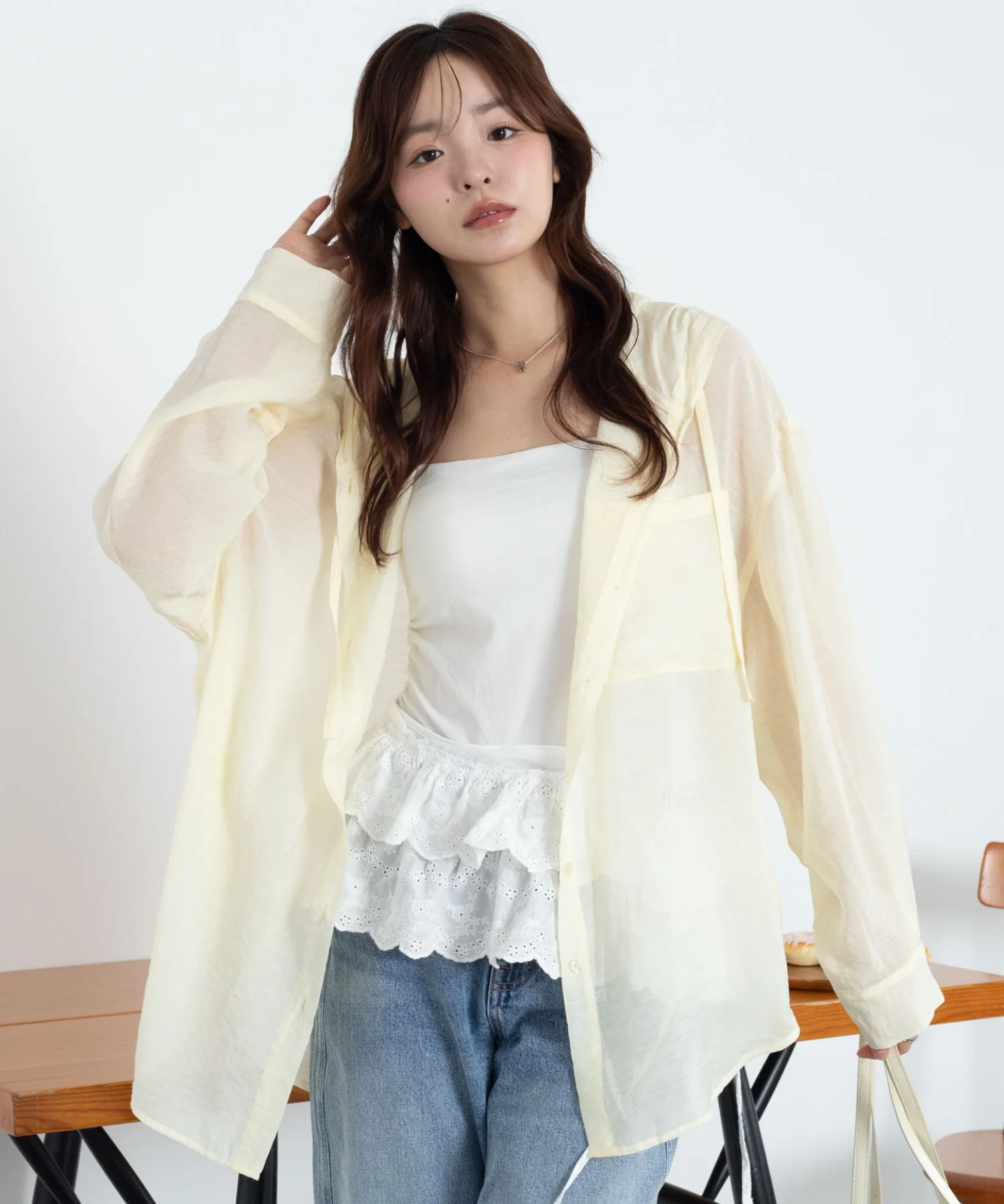 シアーフードシャツ - Image 19