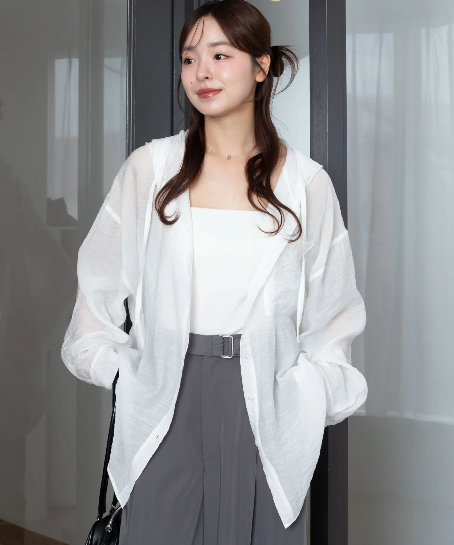 シアーフードシャツ - Image 23