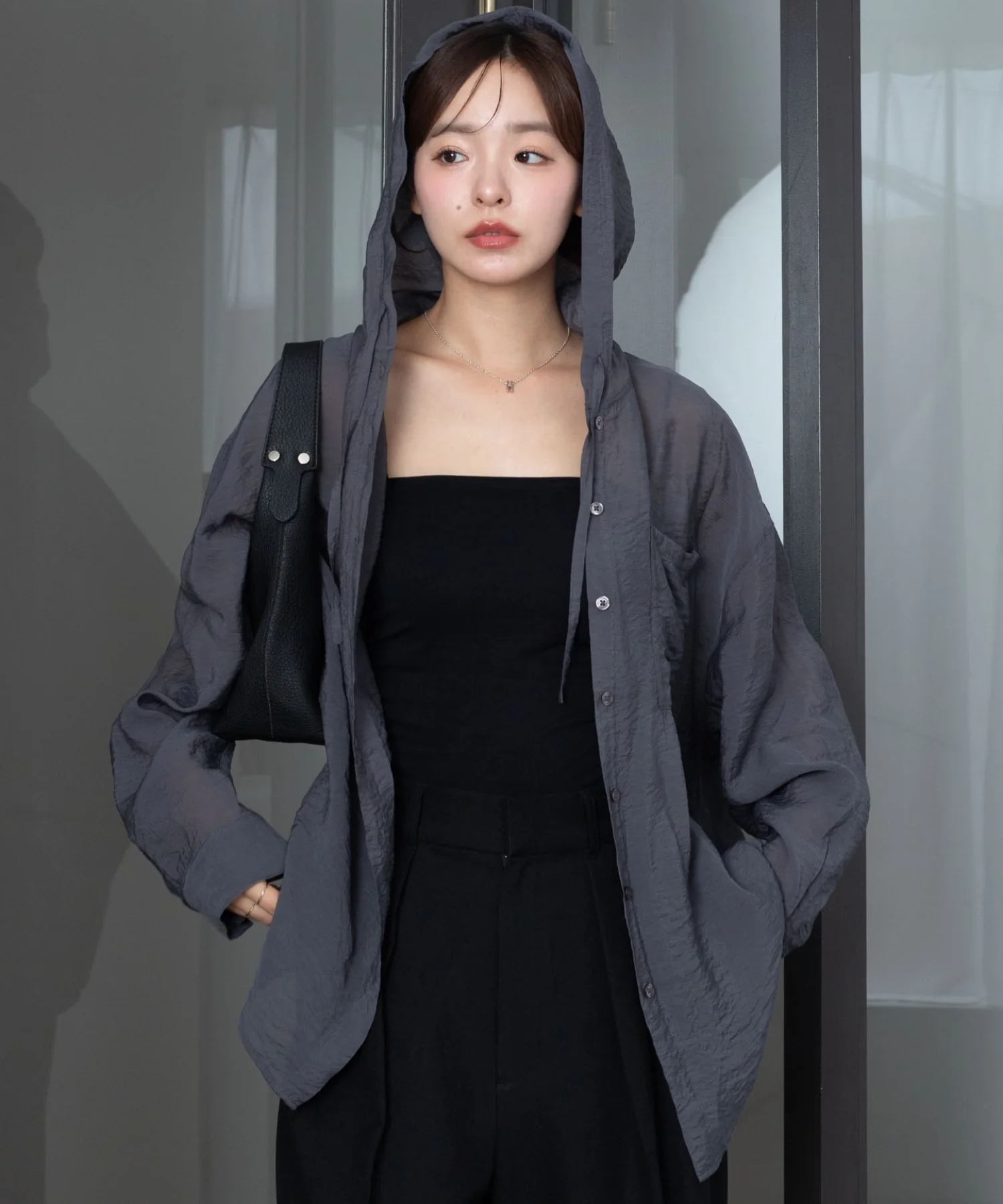 シアーフードシャツ - Image 27