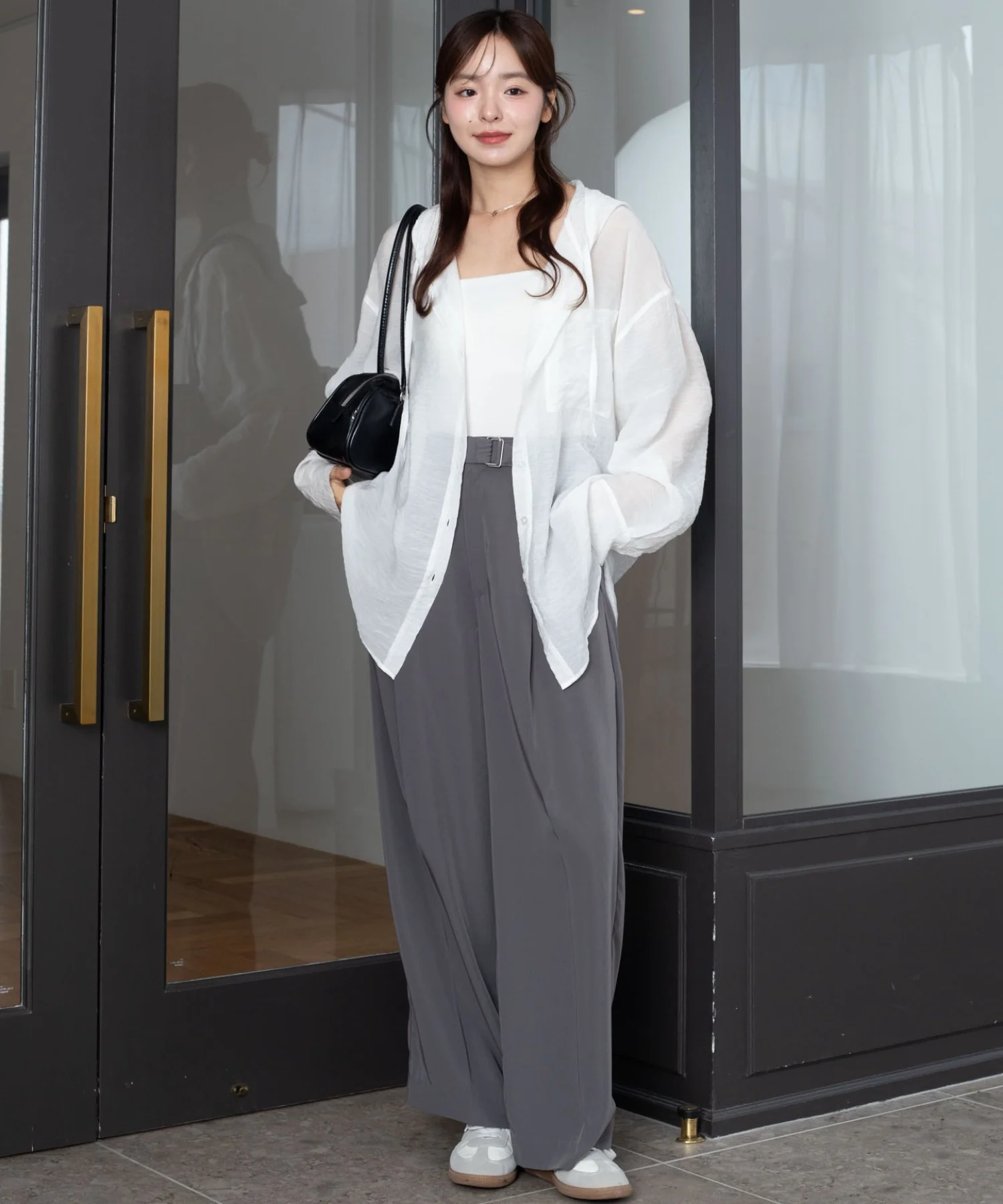 シアーフードシャツ - Image 9