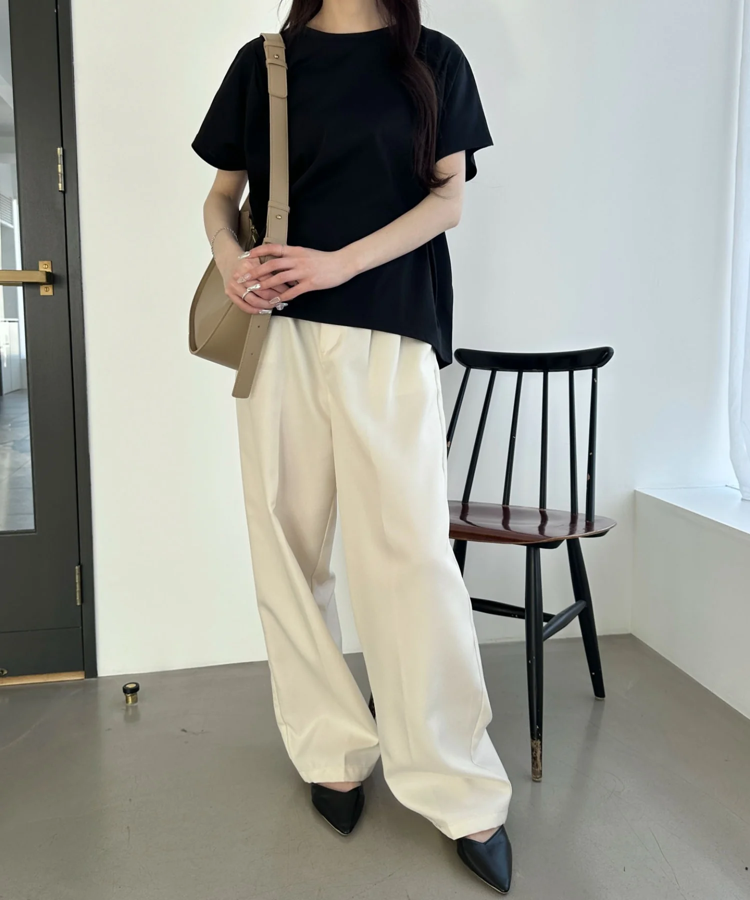 接触冷感フレンチスリーブT - Image 11
