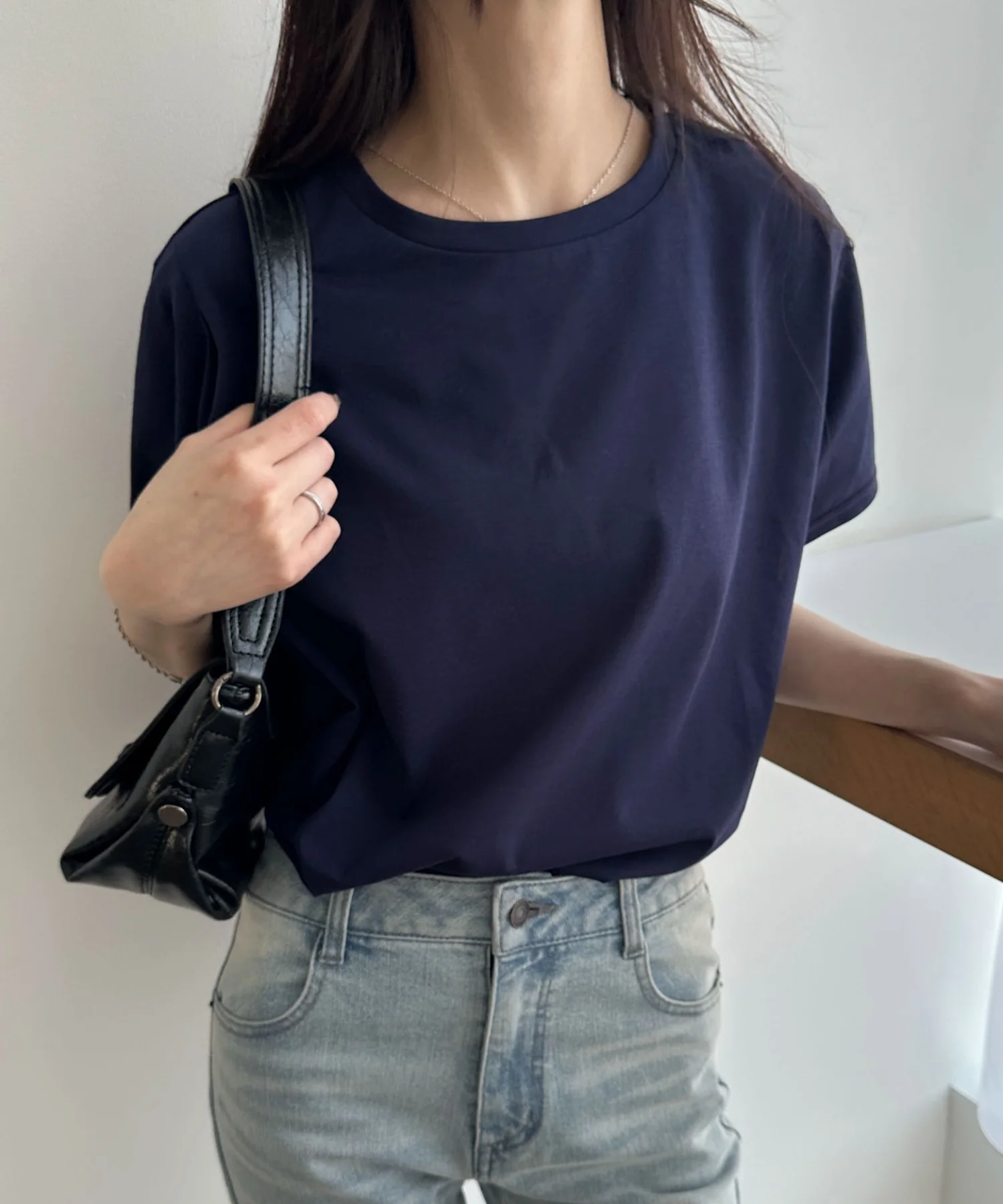 接触冷感フレンチスリーブT - Image 13