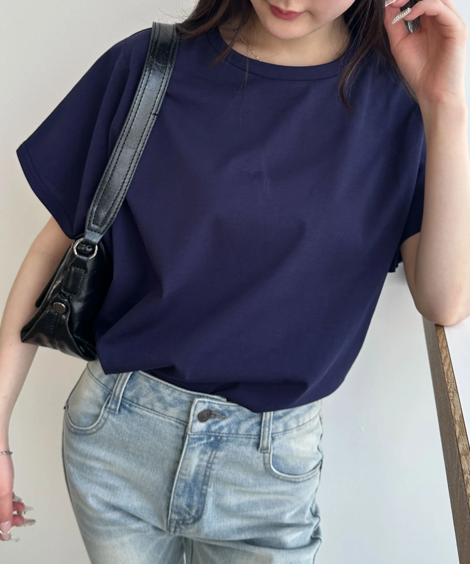 接触冷感フレンチスリーブT - Image 15